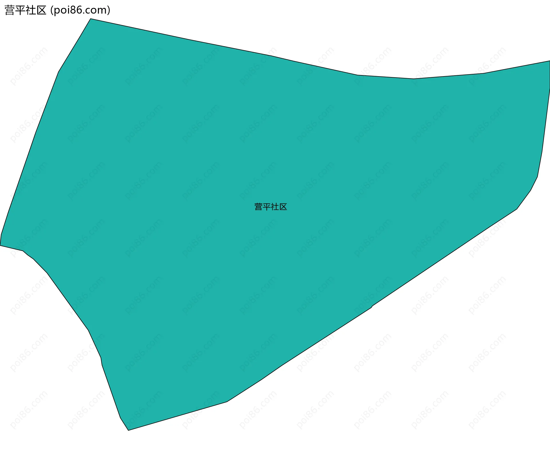 营平社区边界地图