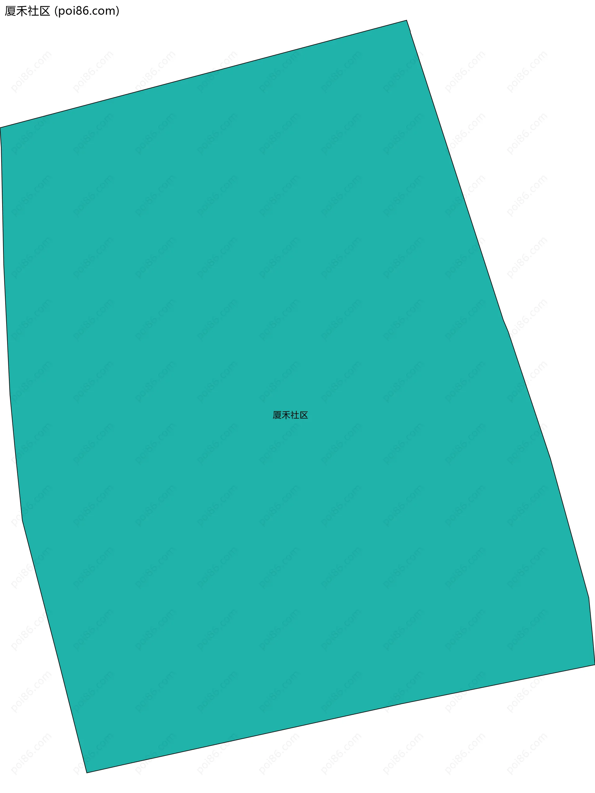 厦禾社区边界地图