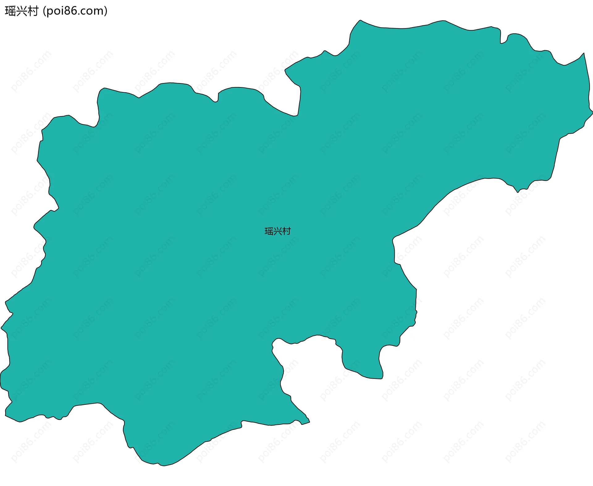 瑶兴村边界地图