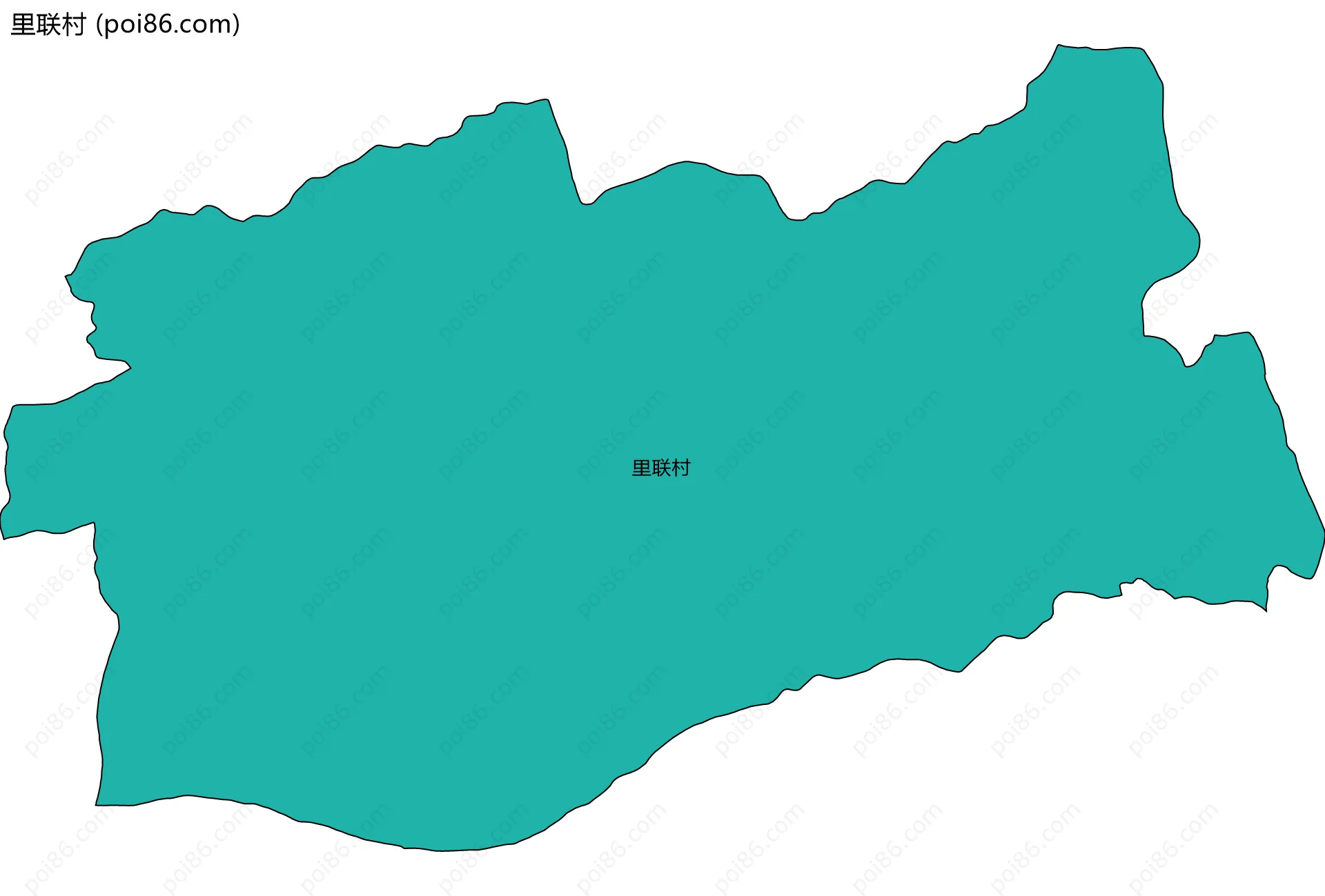 里联村边界地图