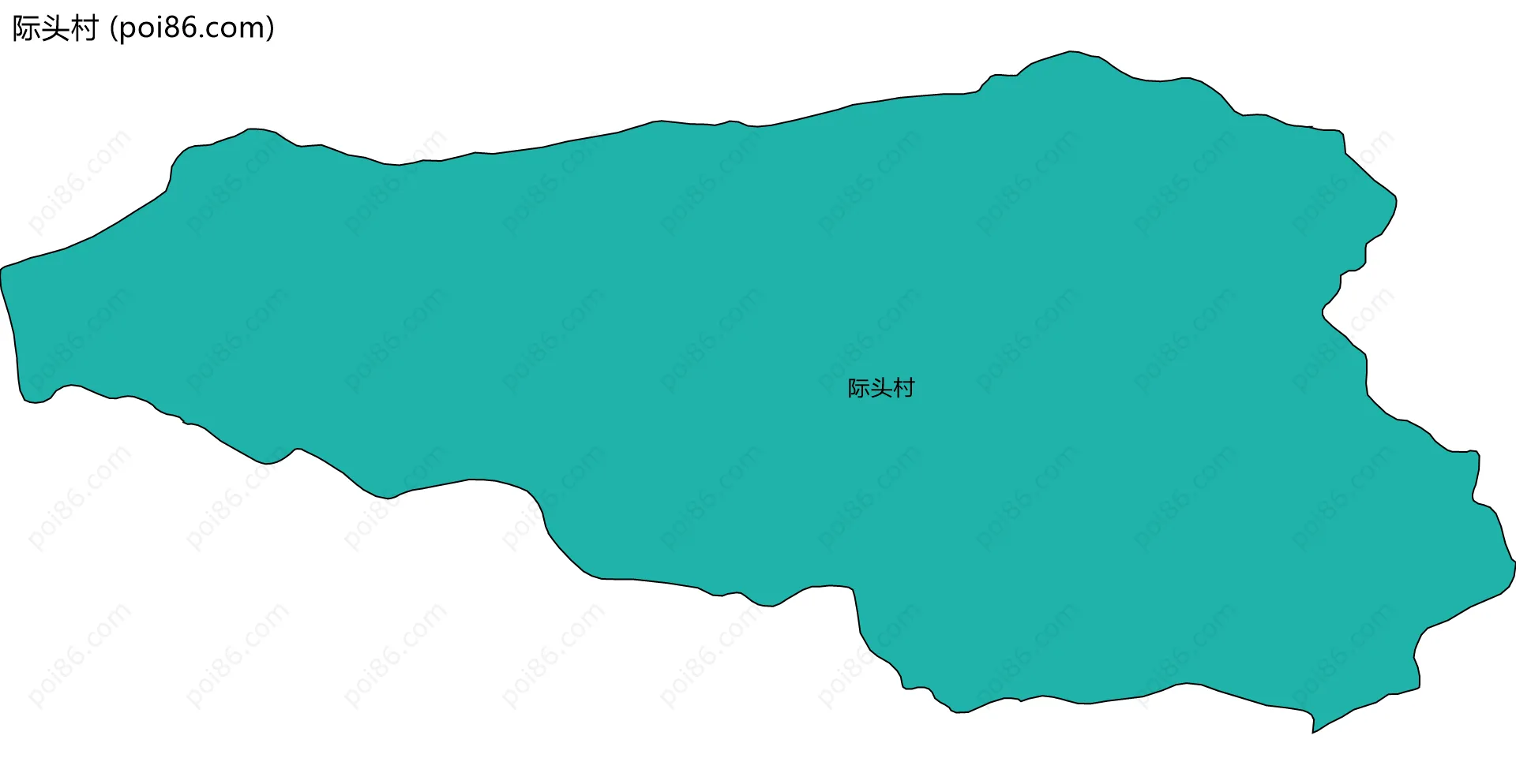 际头村边界地图