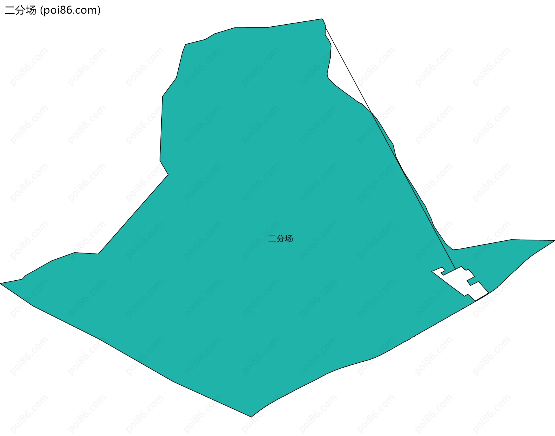 二分场边界地图