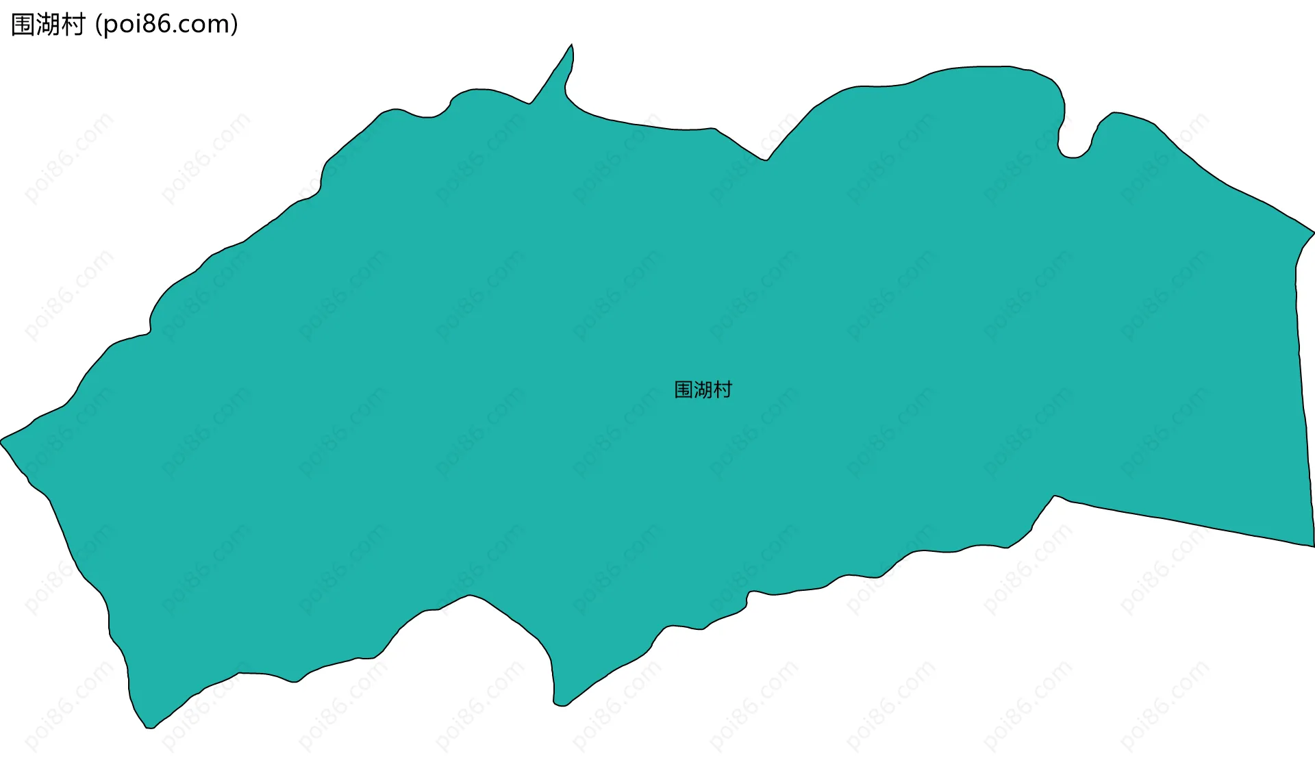 围湖村边界地图