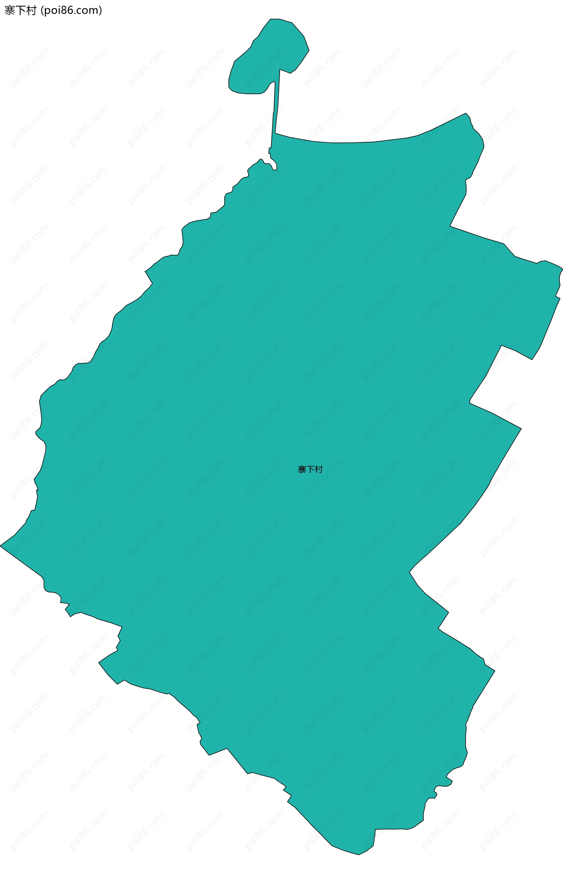 寨下村边界地图