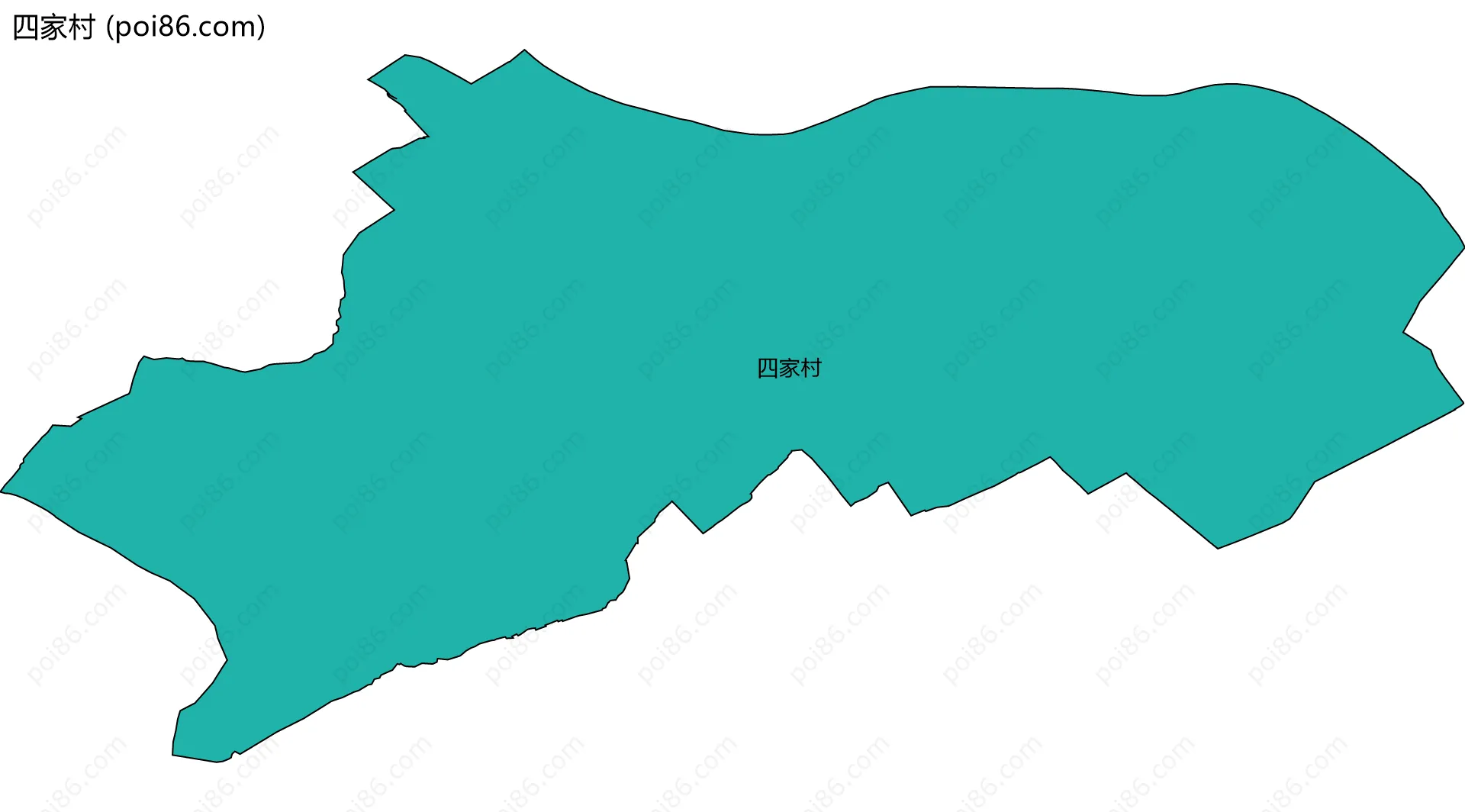 四家村边界地图