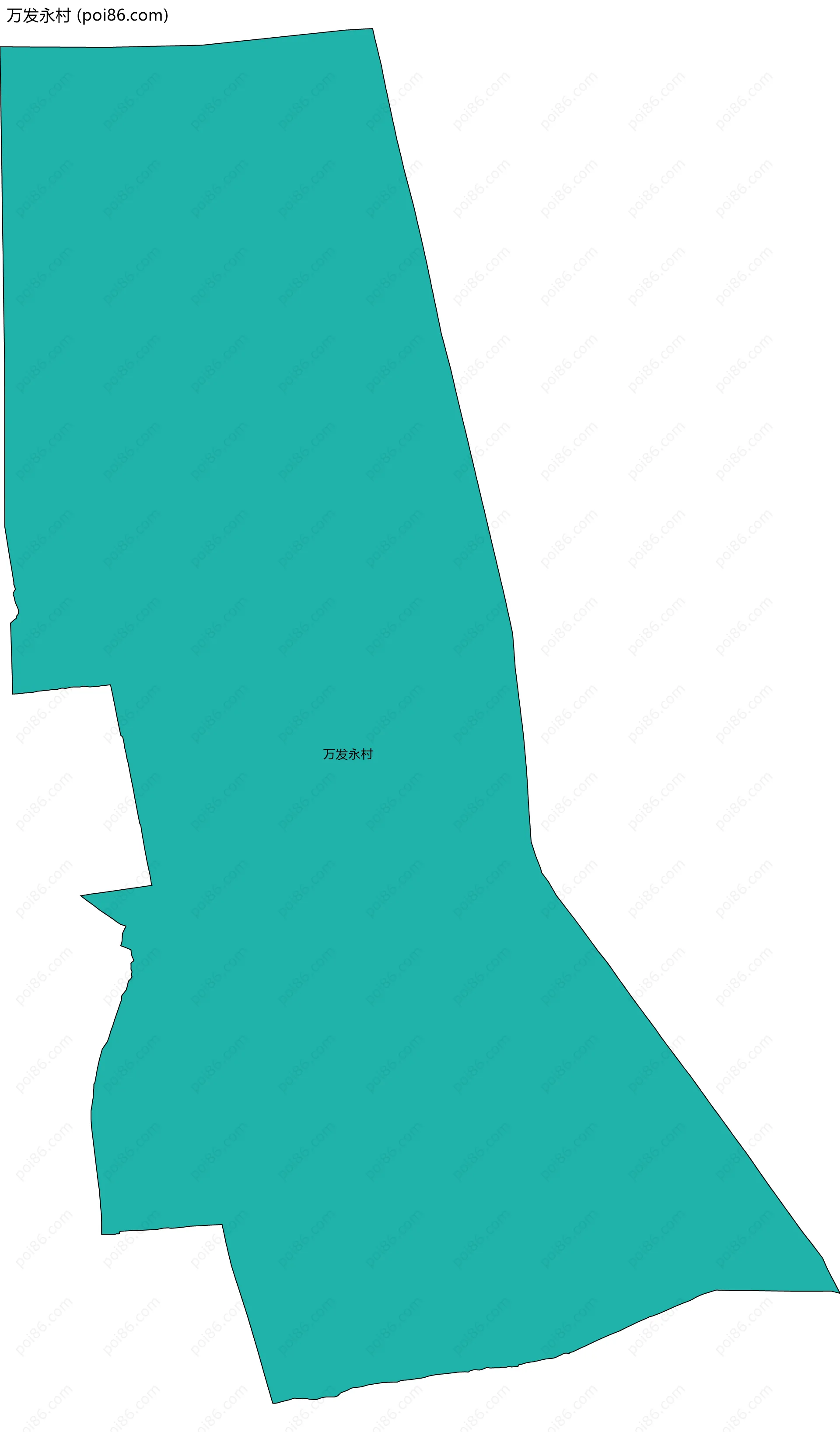 万发永村边界地图