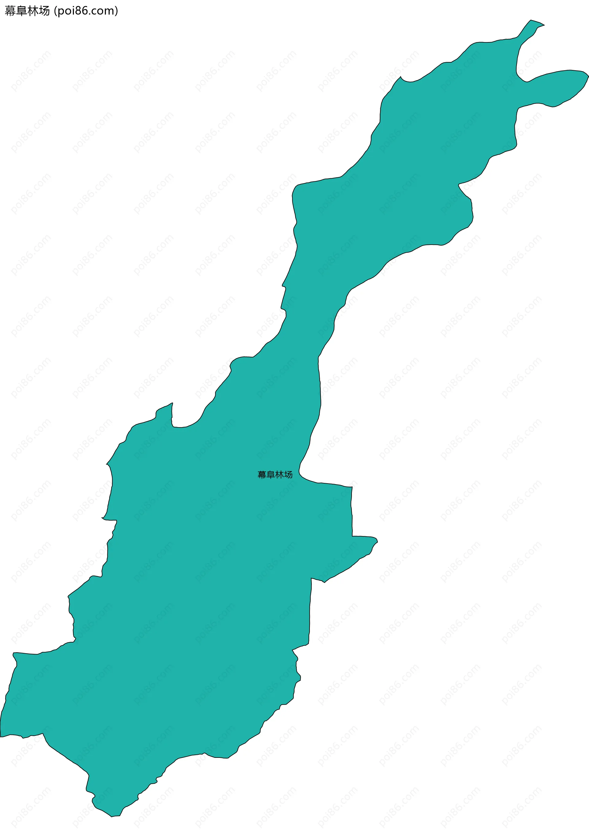 幕阜林场边界地图
