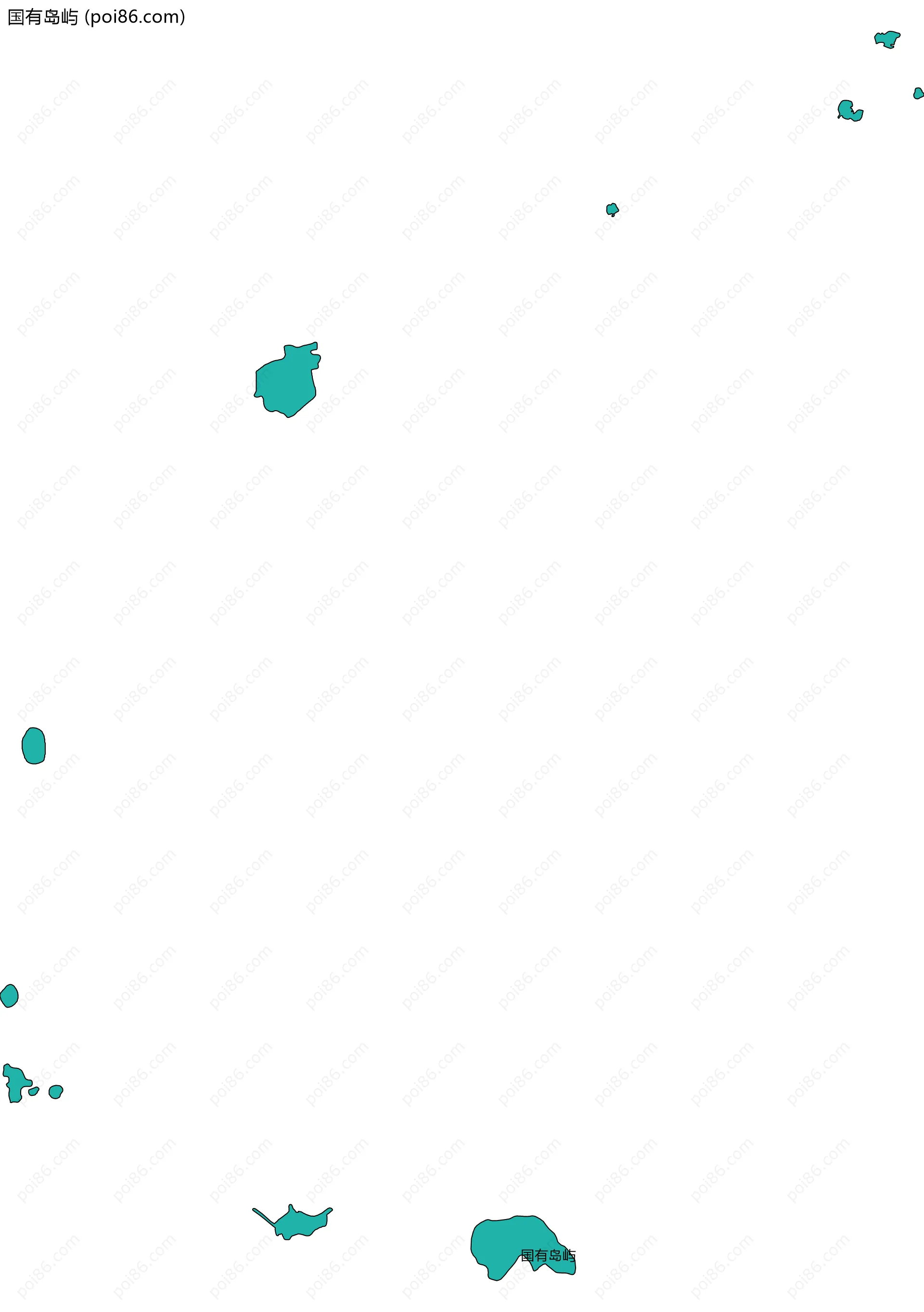 国有岛屿边界地图