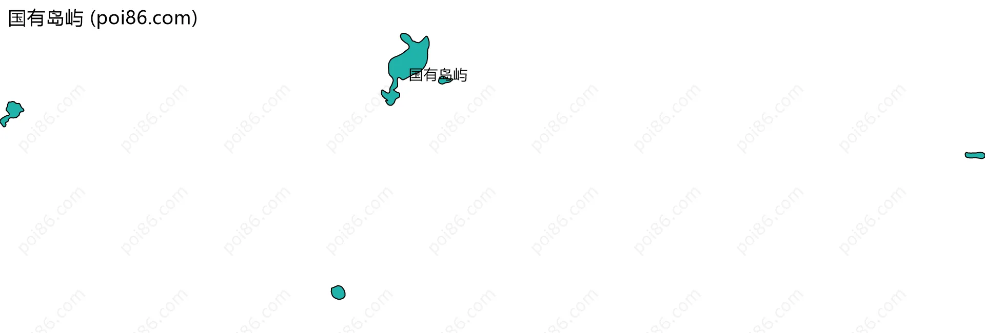 国有岛屿边界地图