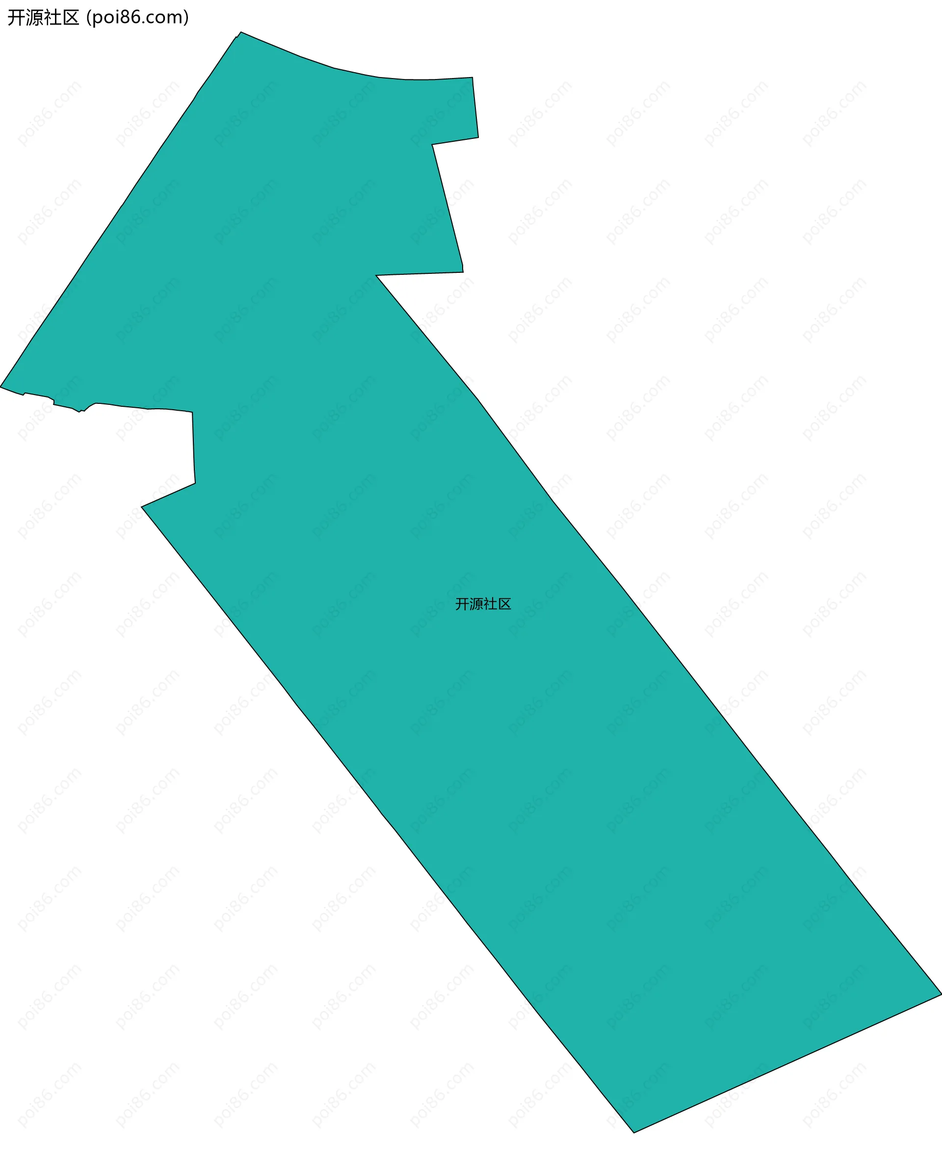 开源社区边界地图