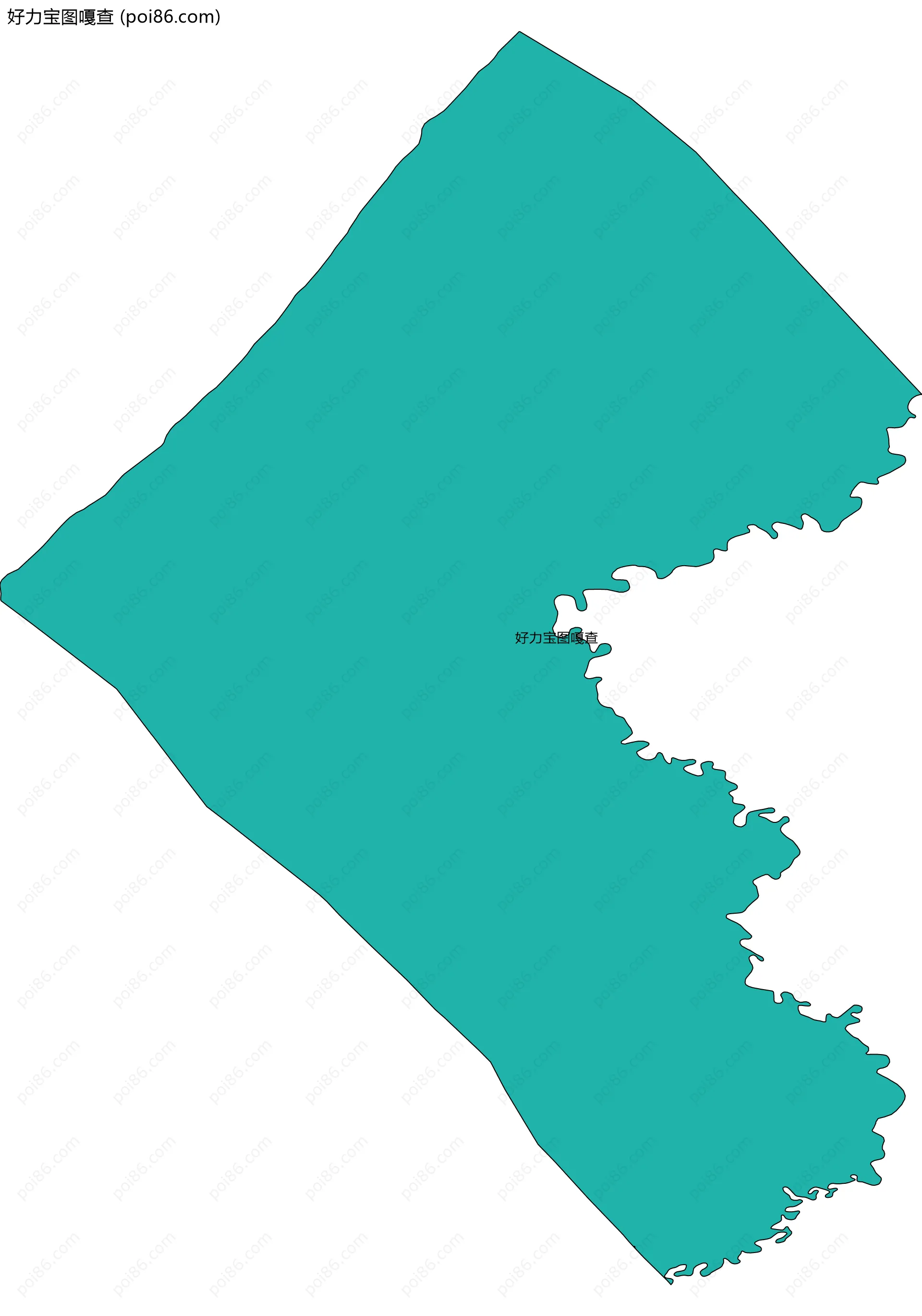 好力宝图嘎查边界地图