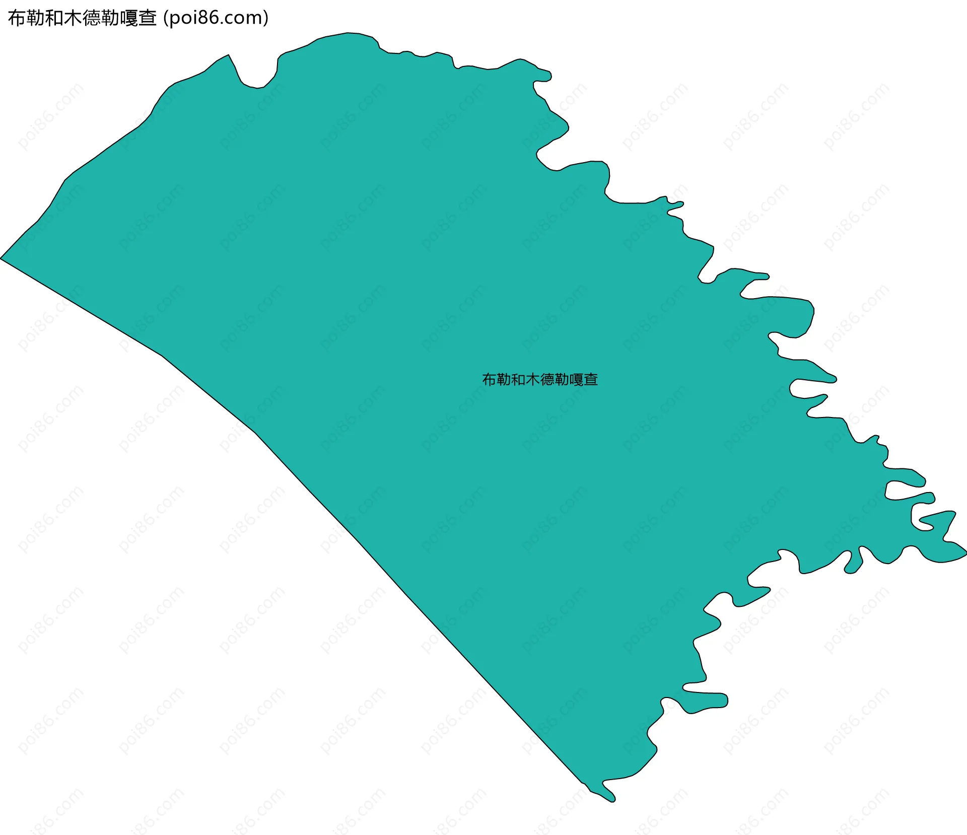 布勒和木德勒嘎查边界地图