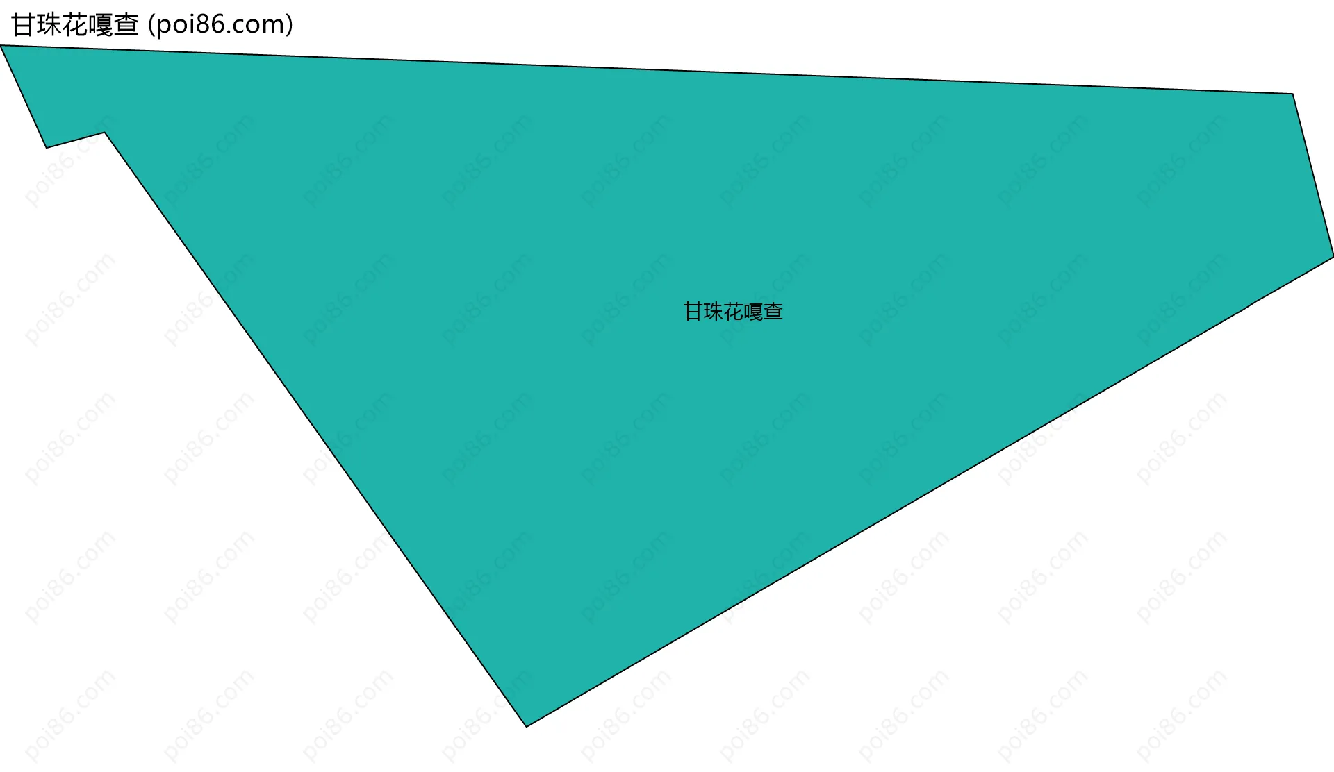 甘珠花嘎查边界地图