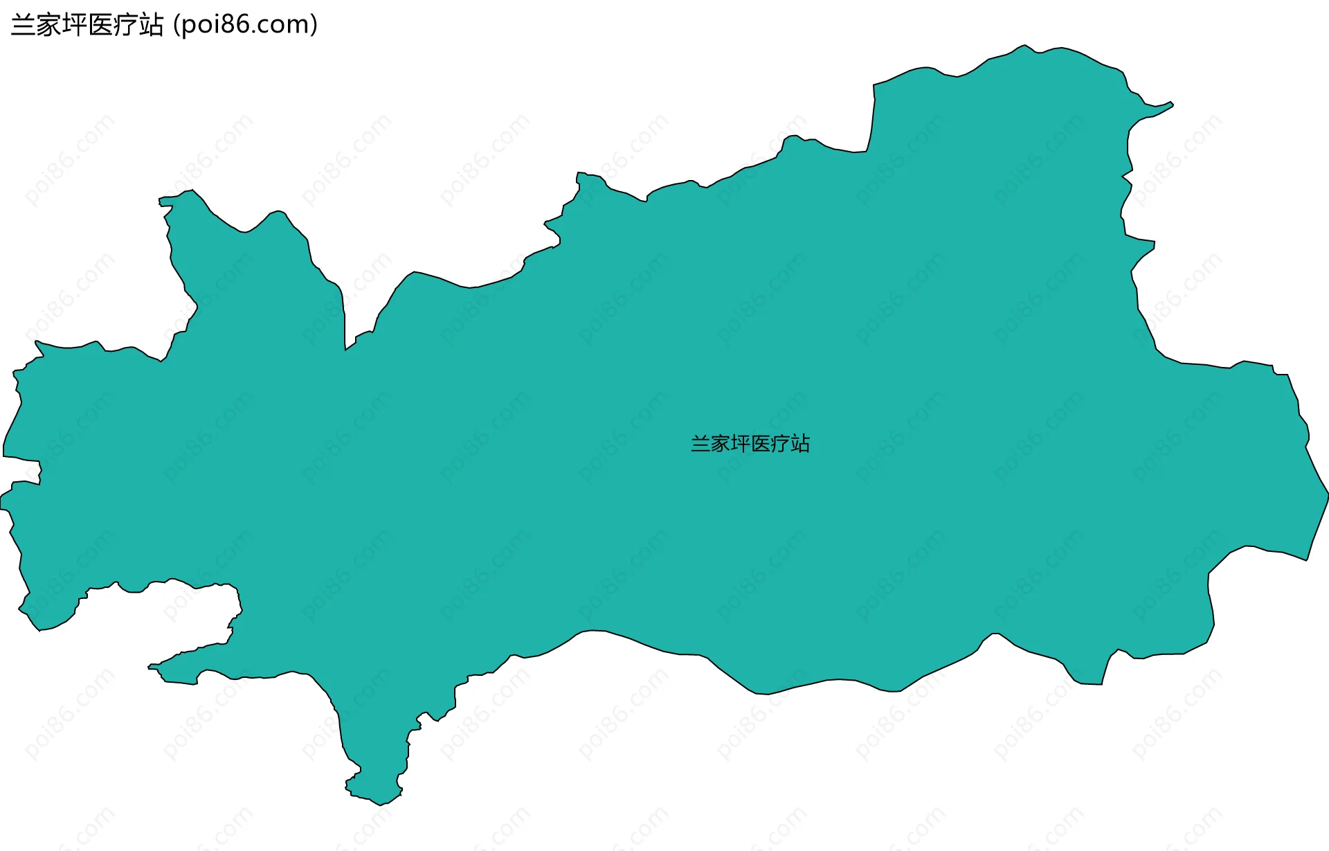 兰家坪医疗站边界地图