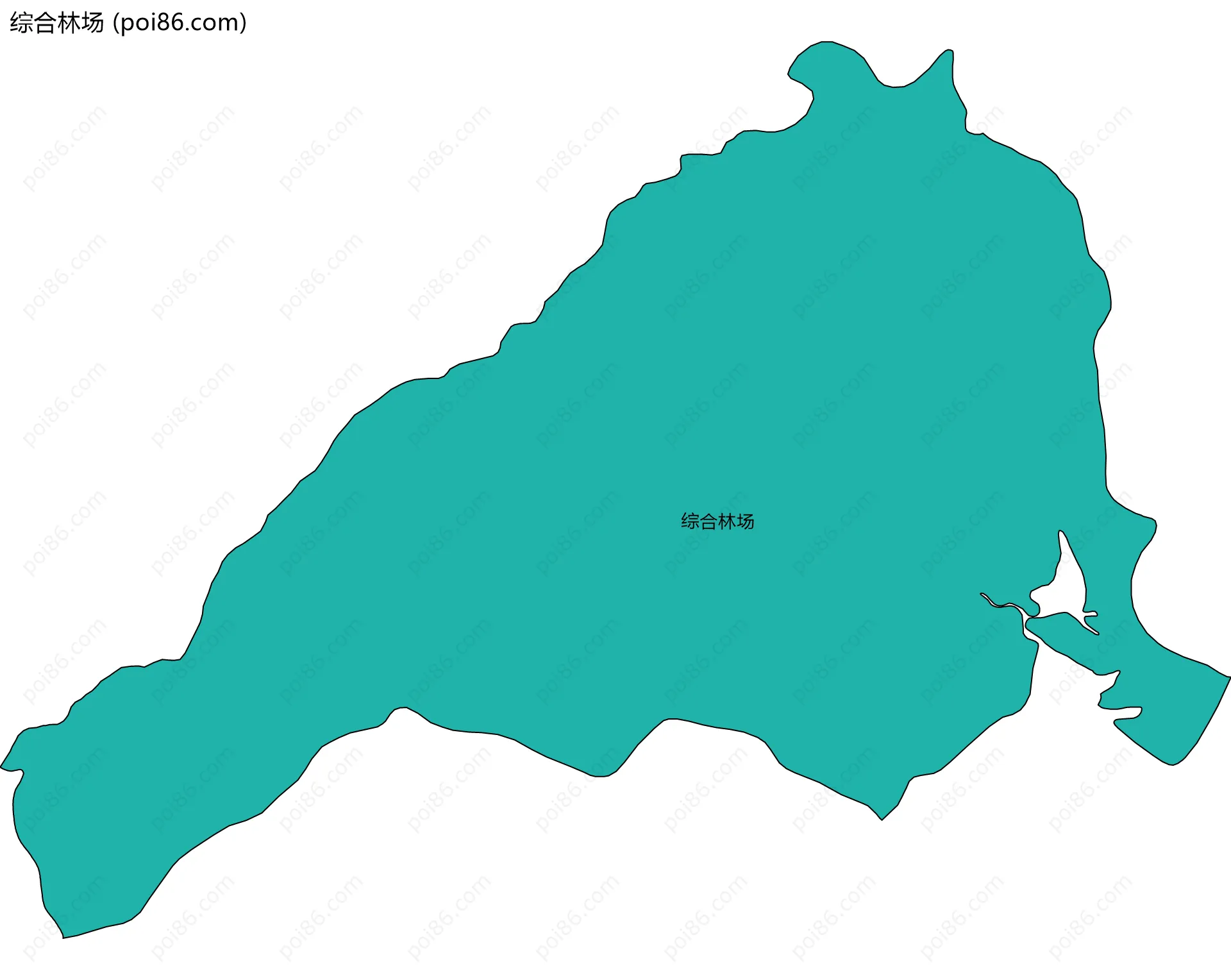 综合林场边界地图
