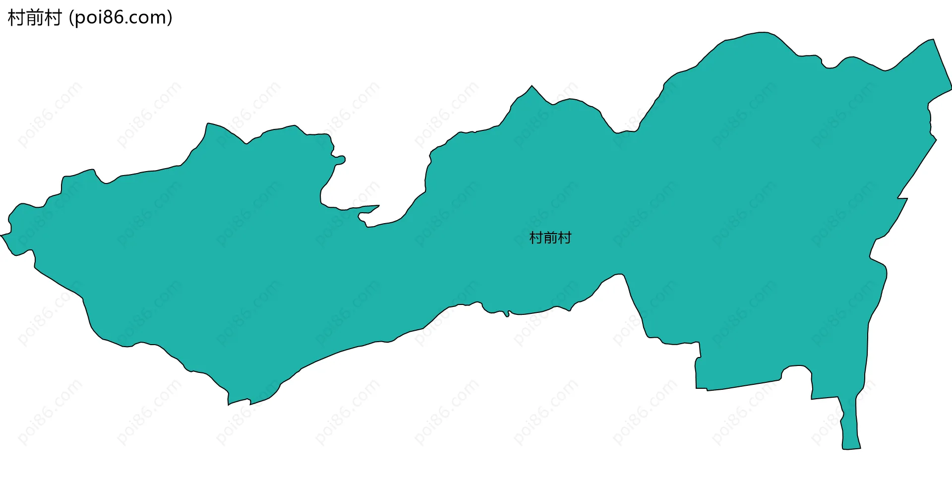 村前村边界地图