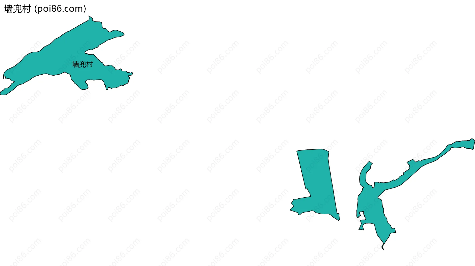 墙兜村边界地图