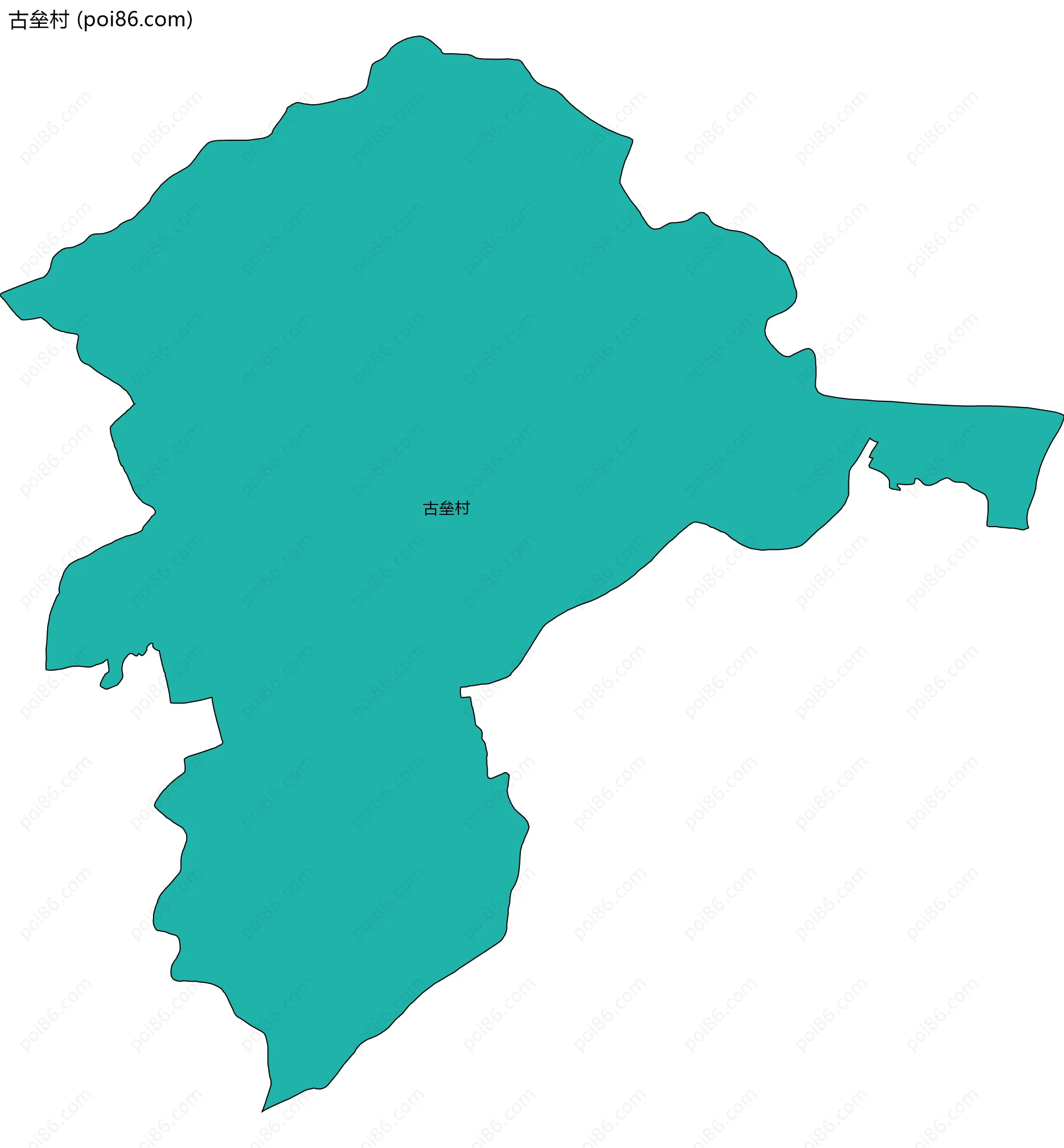 古垒村边界地图