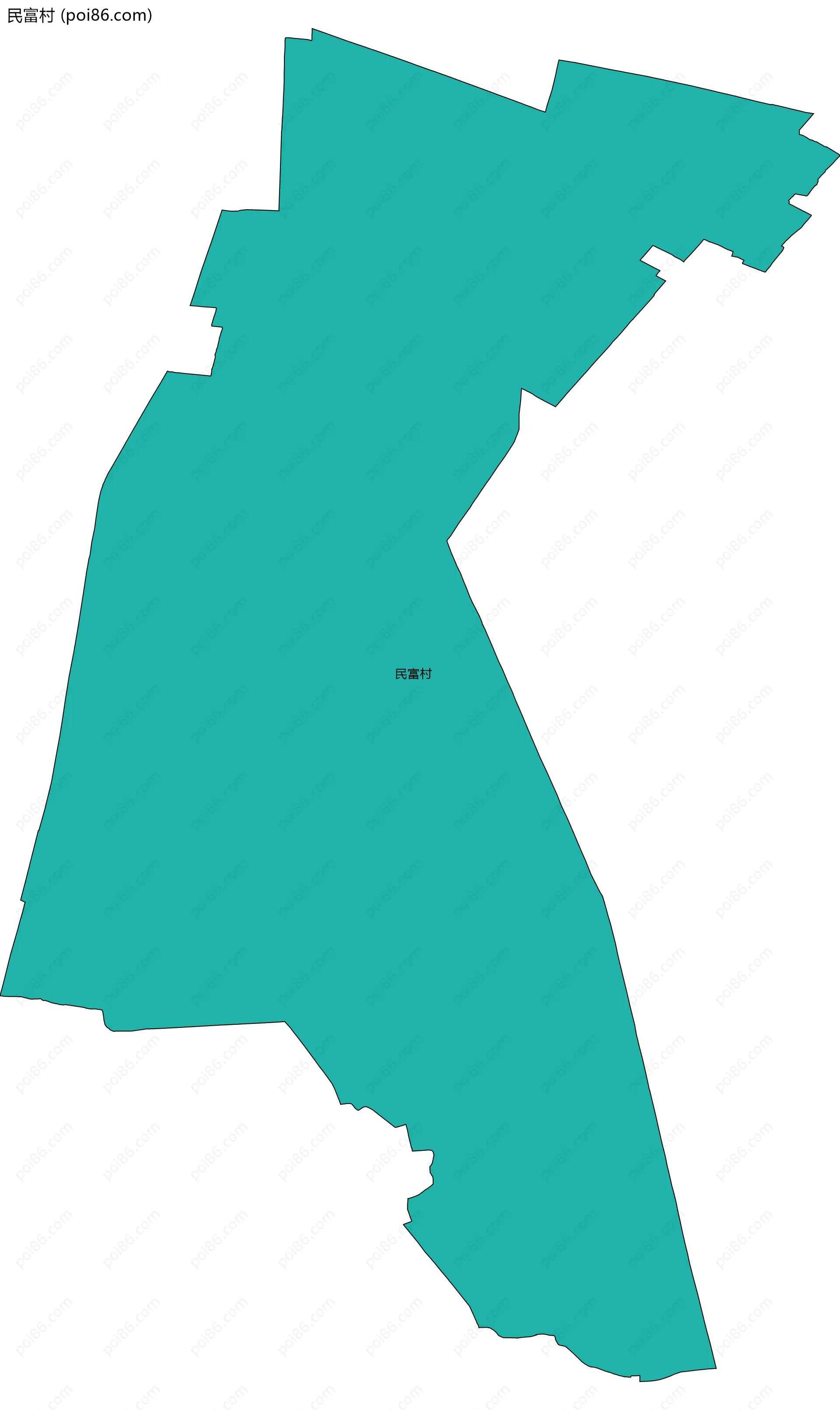 民富村边界地图