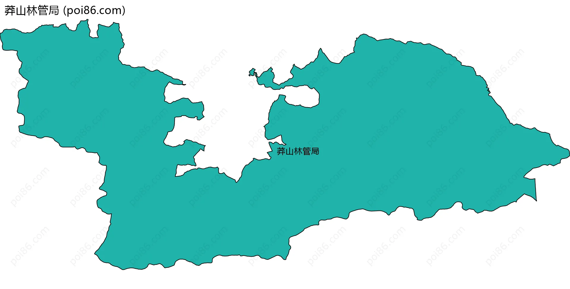 莽山林管局边界地图