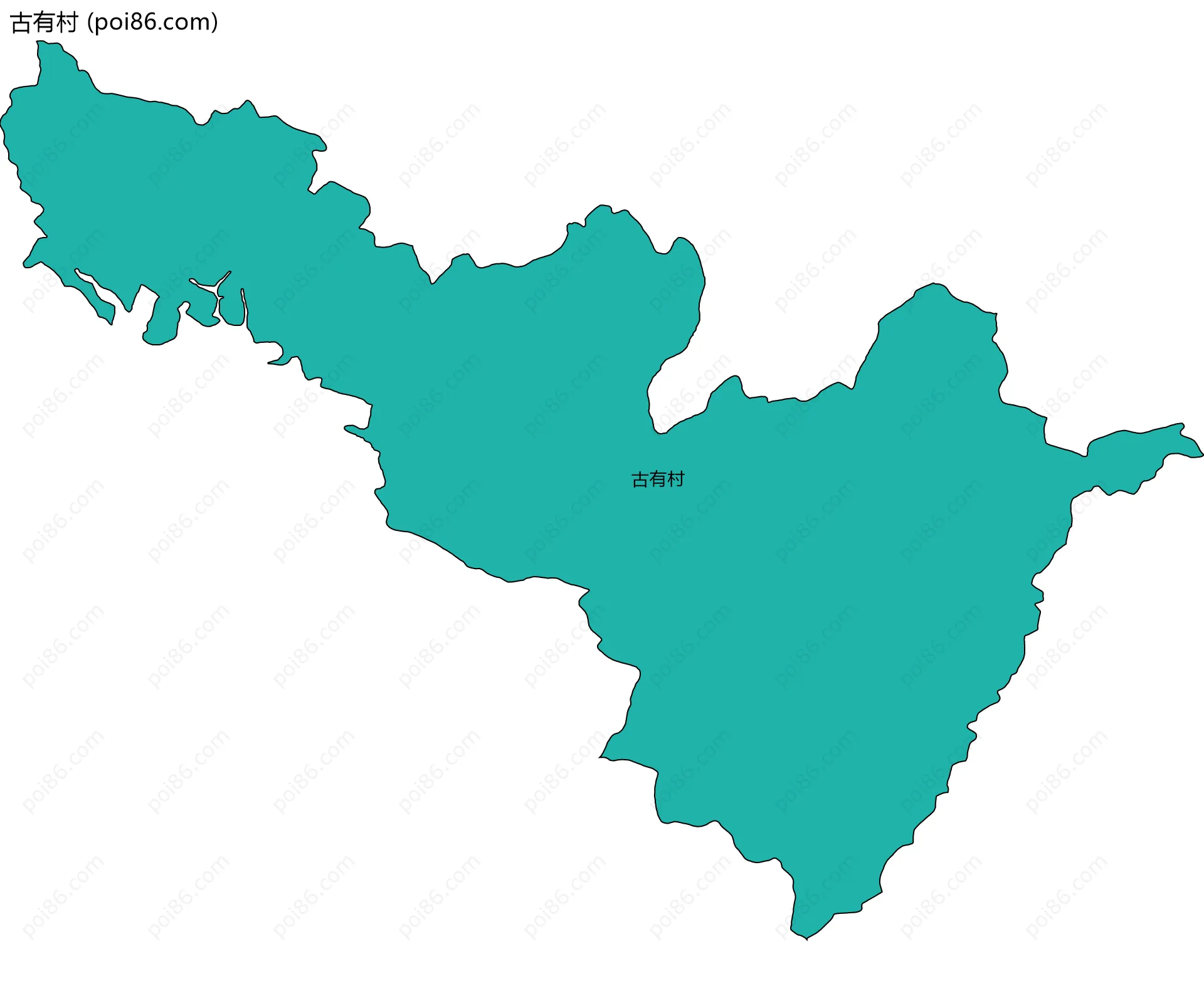 古有村边界地图