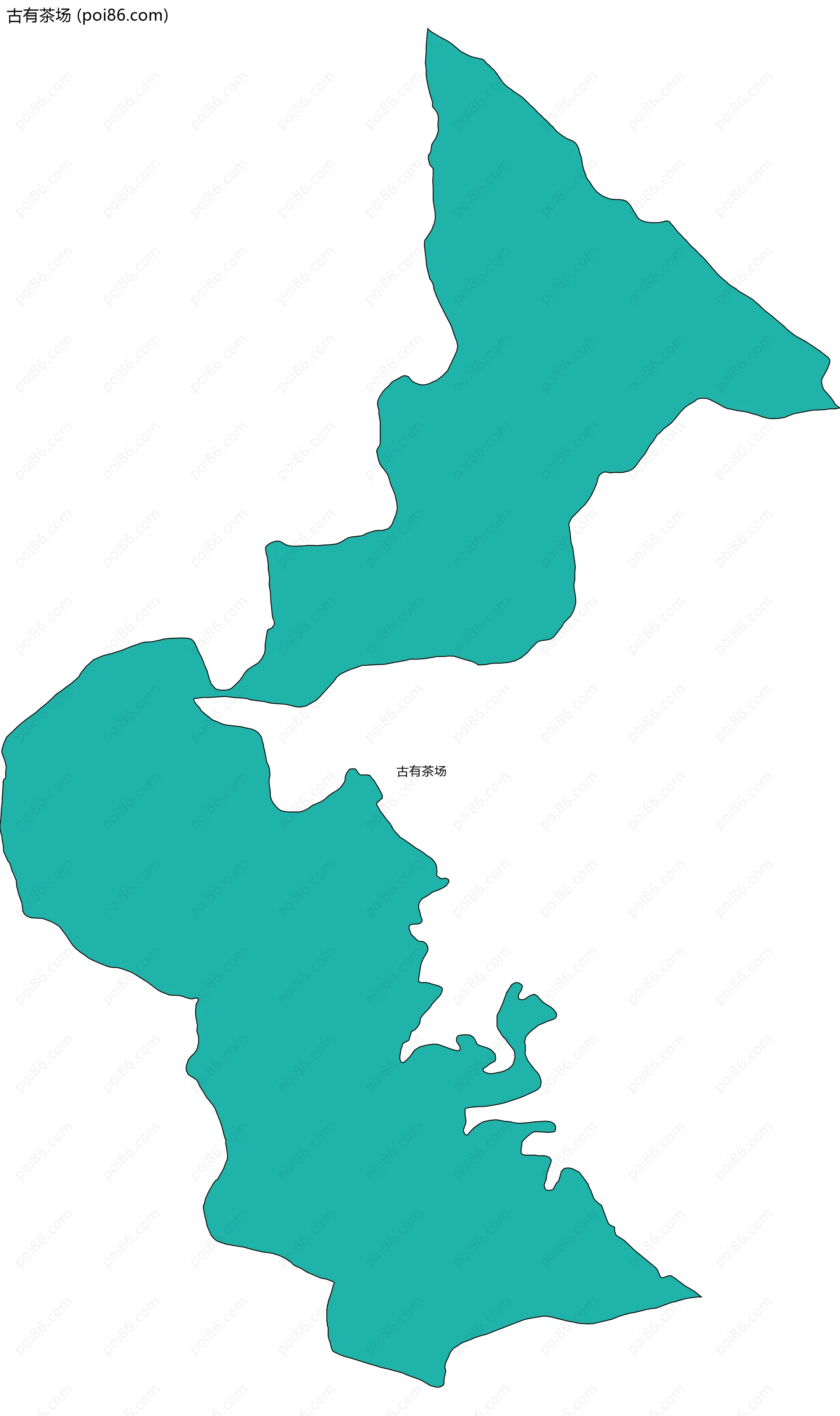 古有茶场边界地图