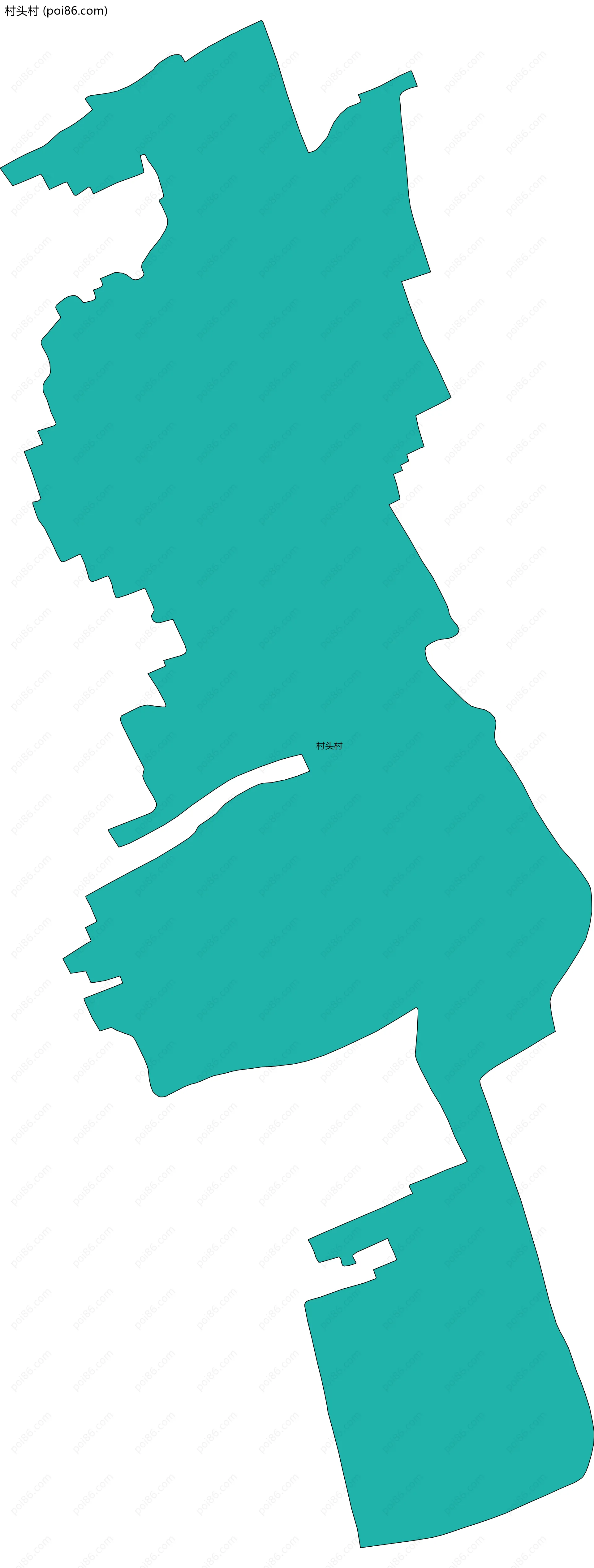 村头村边界地图