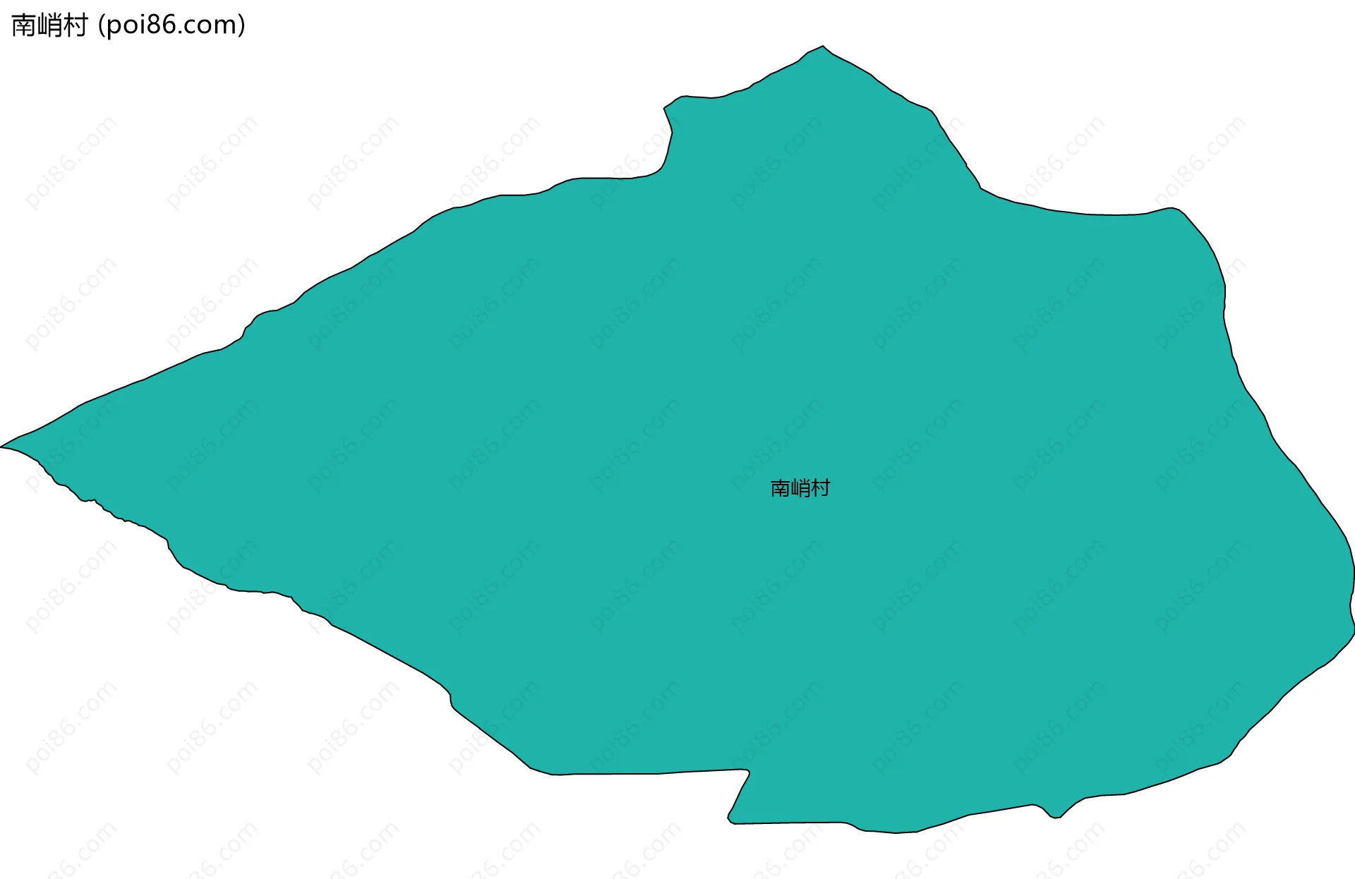 南峭村边界地图