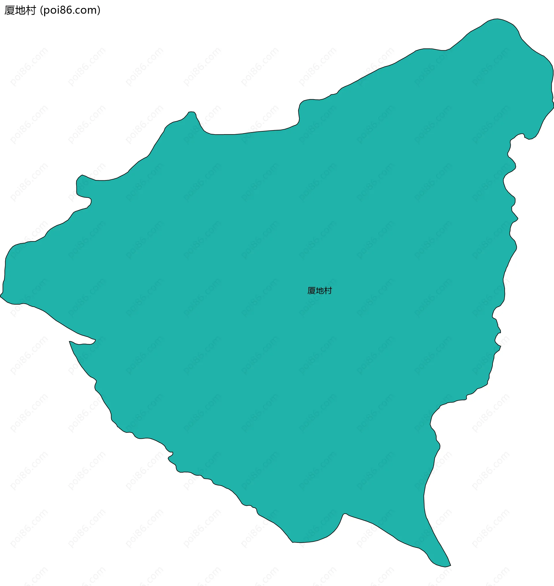 厦地村边界地图