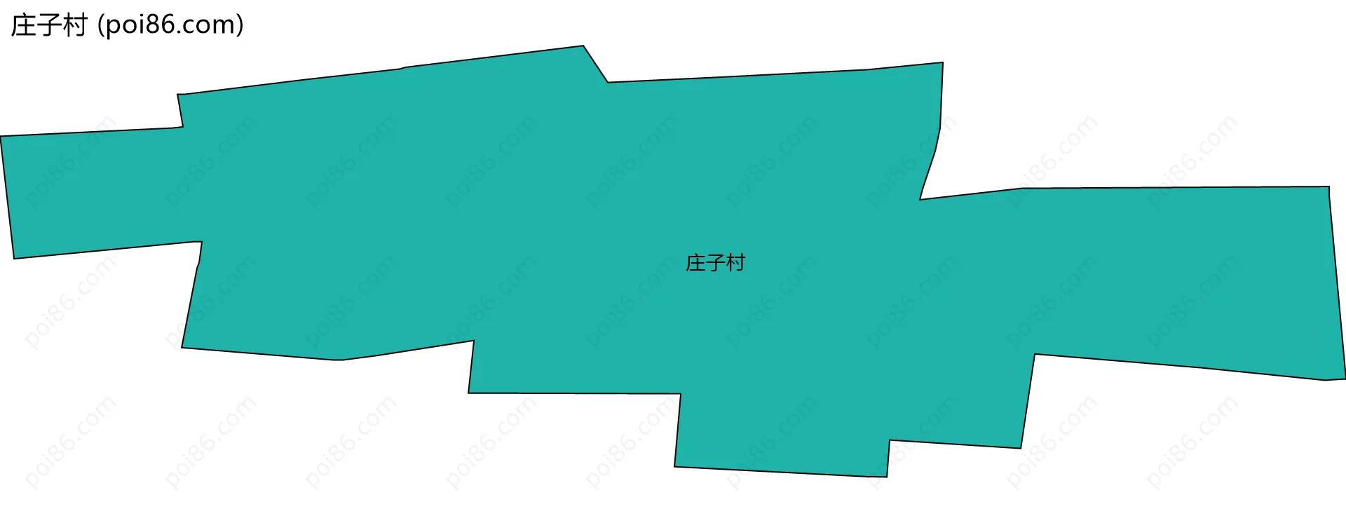 庄子村边界地图