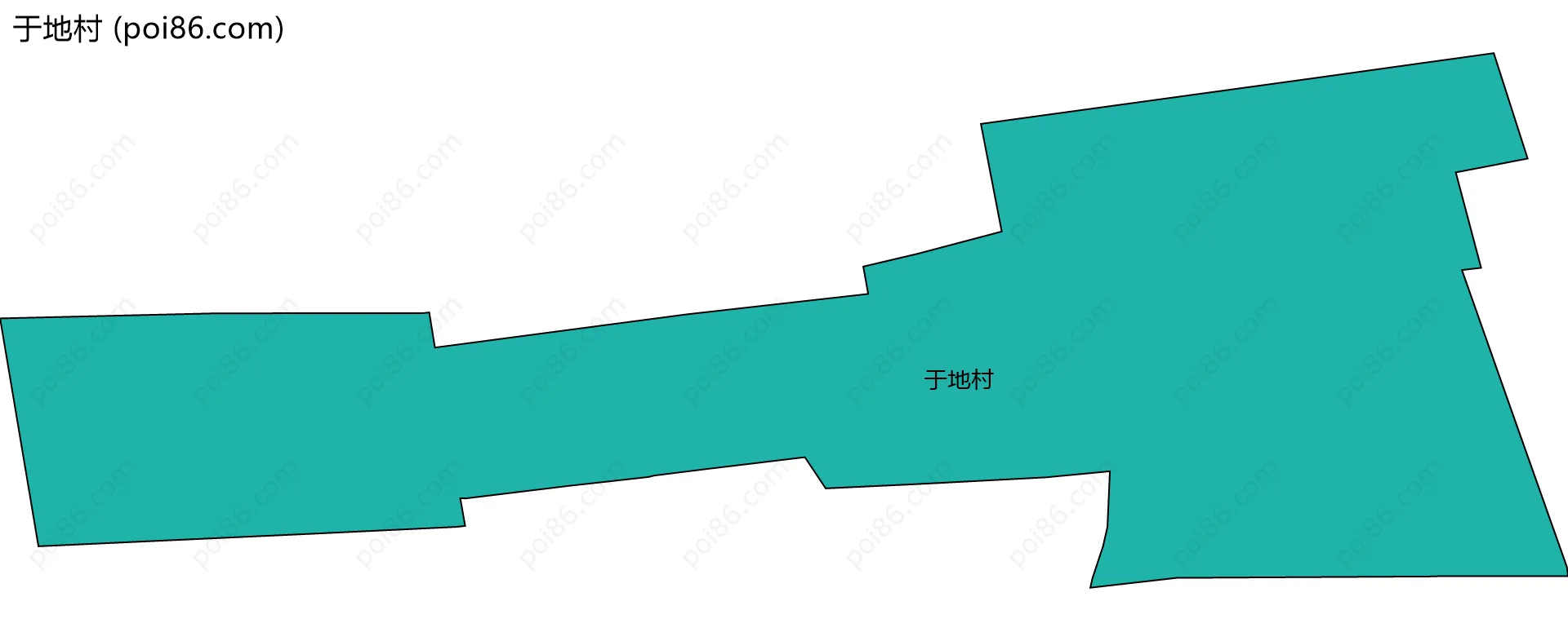 于地村边界地图