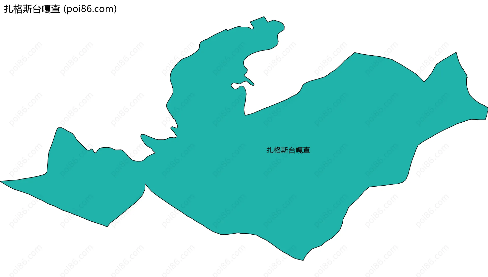 扎格斯台嘎查边界地图