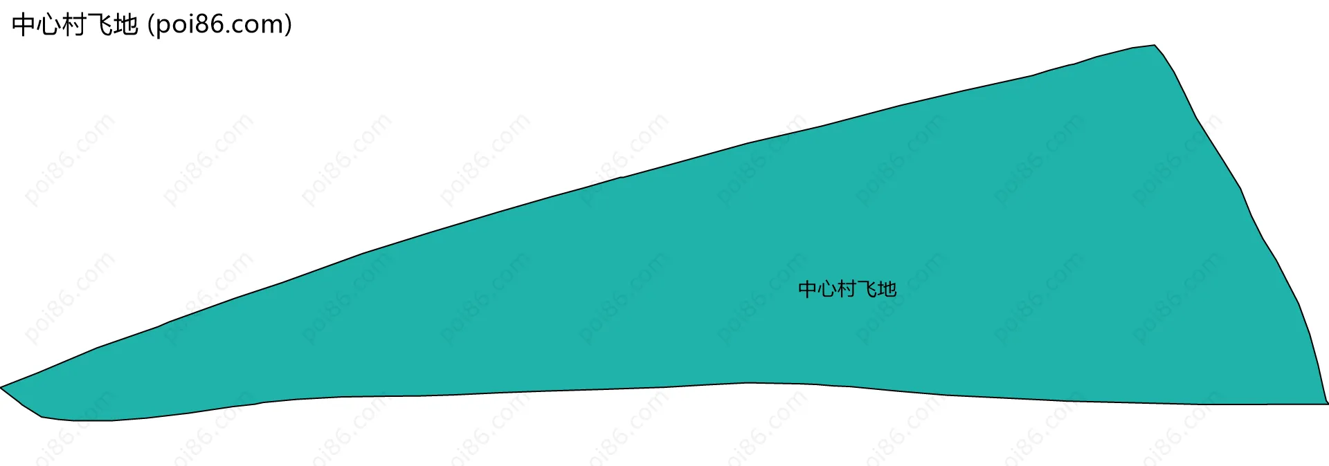 中心村飞地边界地图