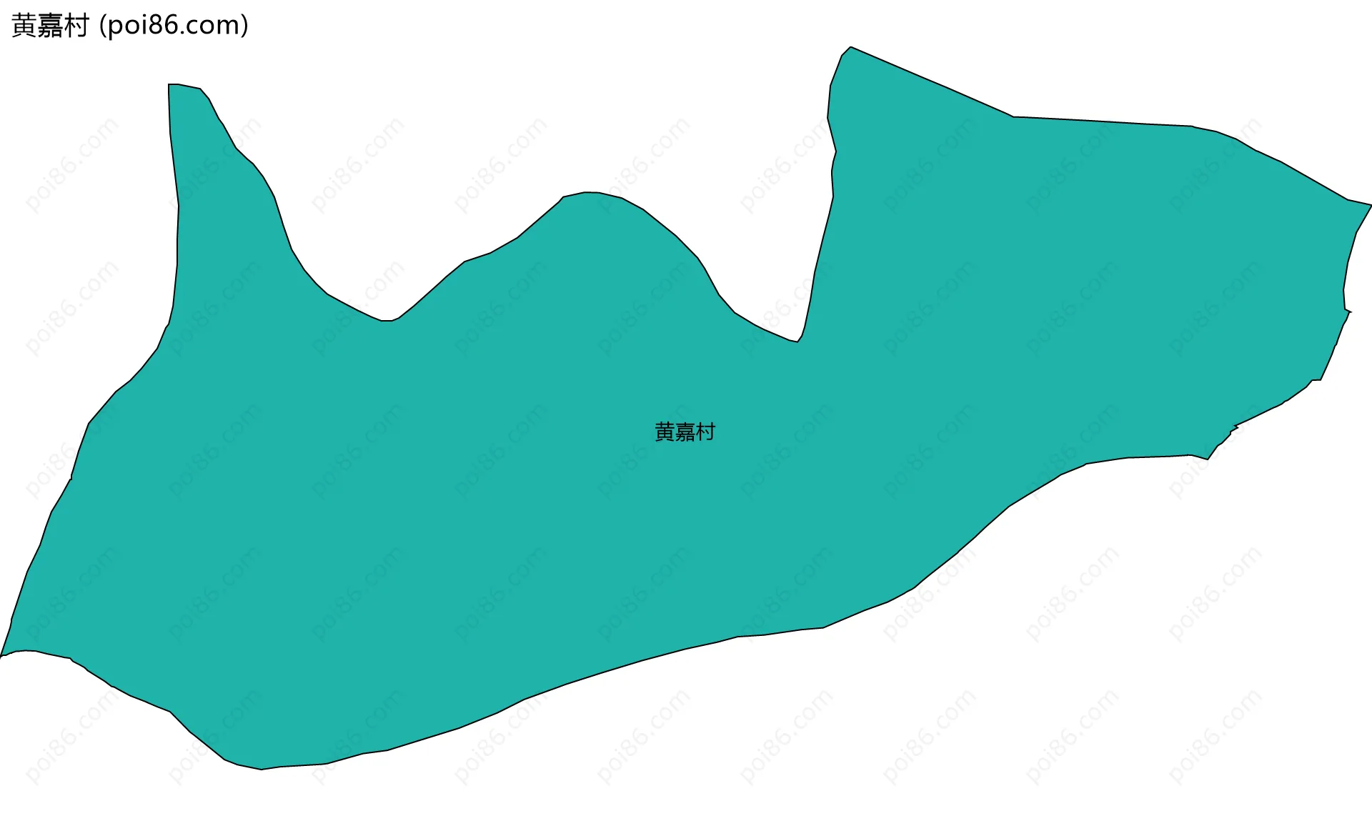 黄嘉村边界地图