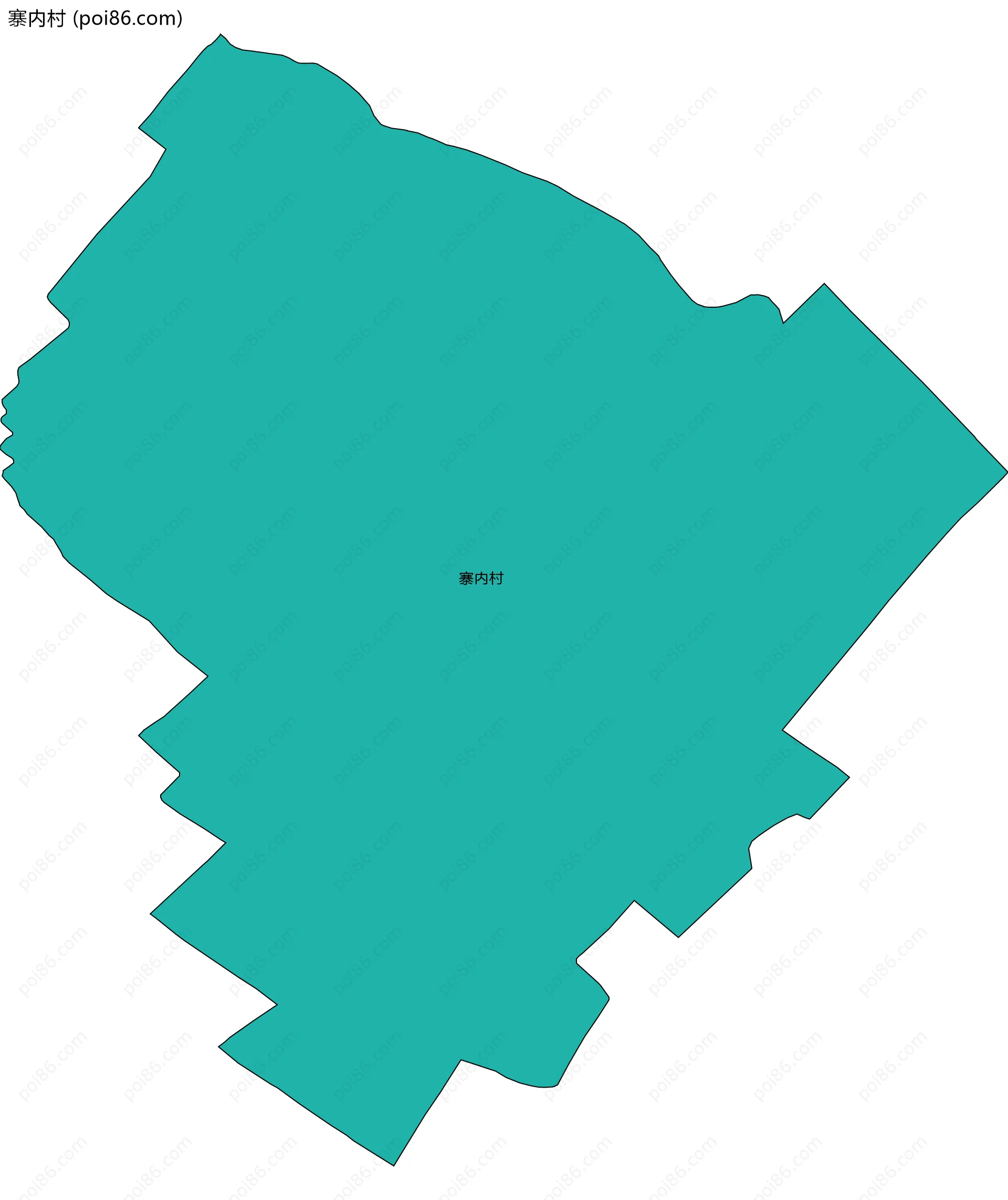 寨内村边界地图