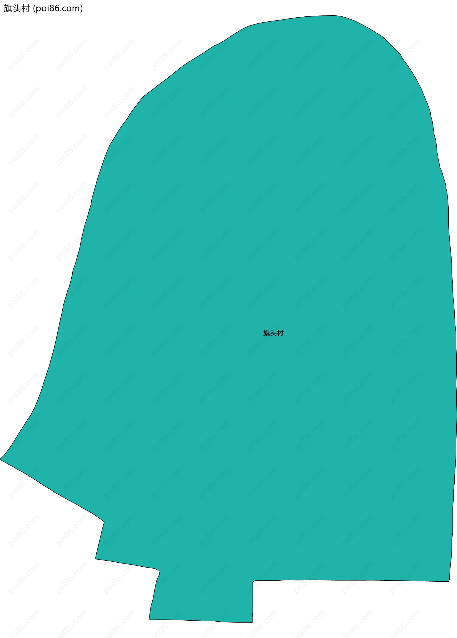 旗头村边界地图