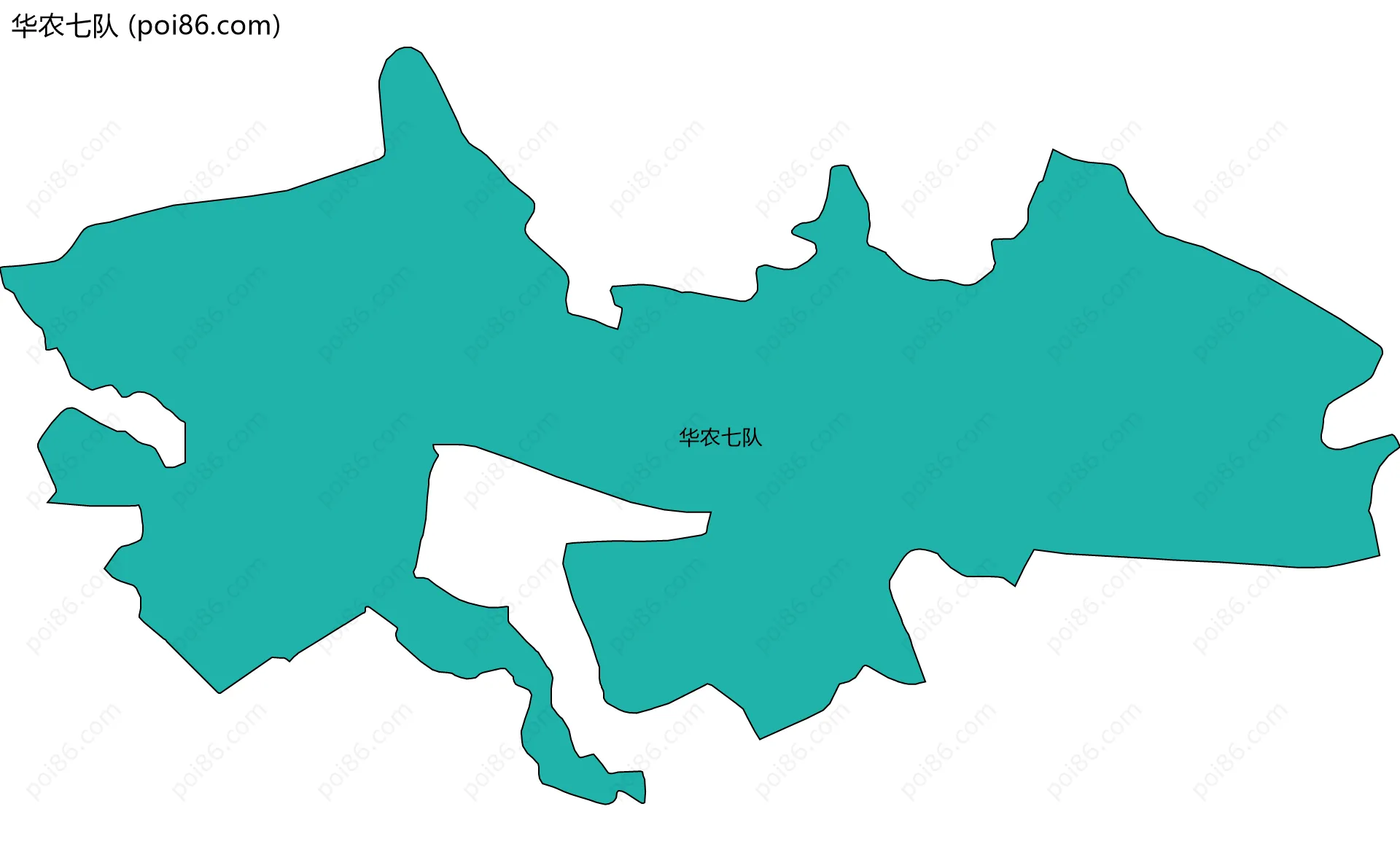 华农七队边界地图