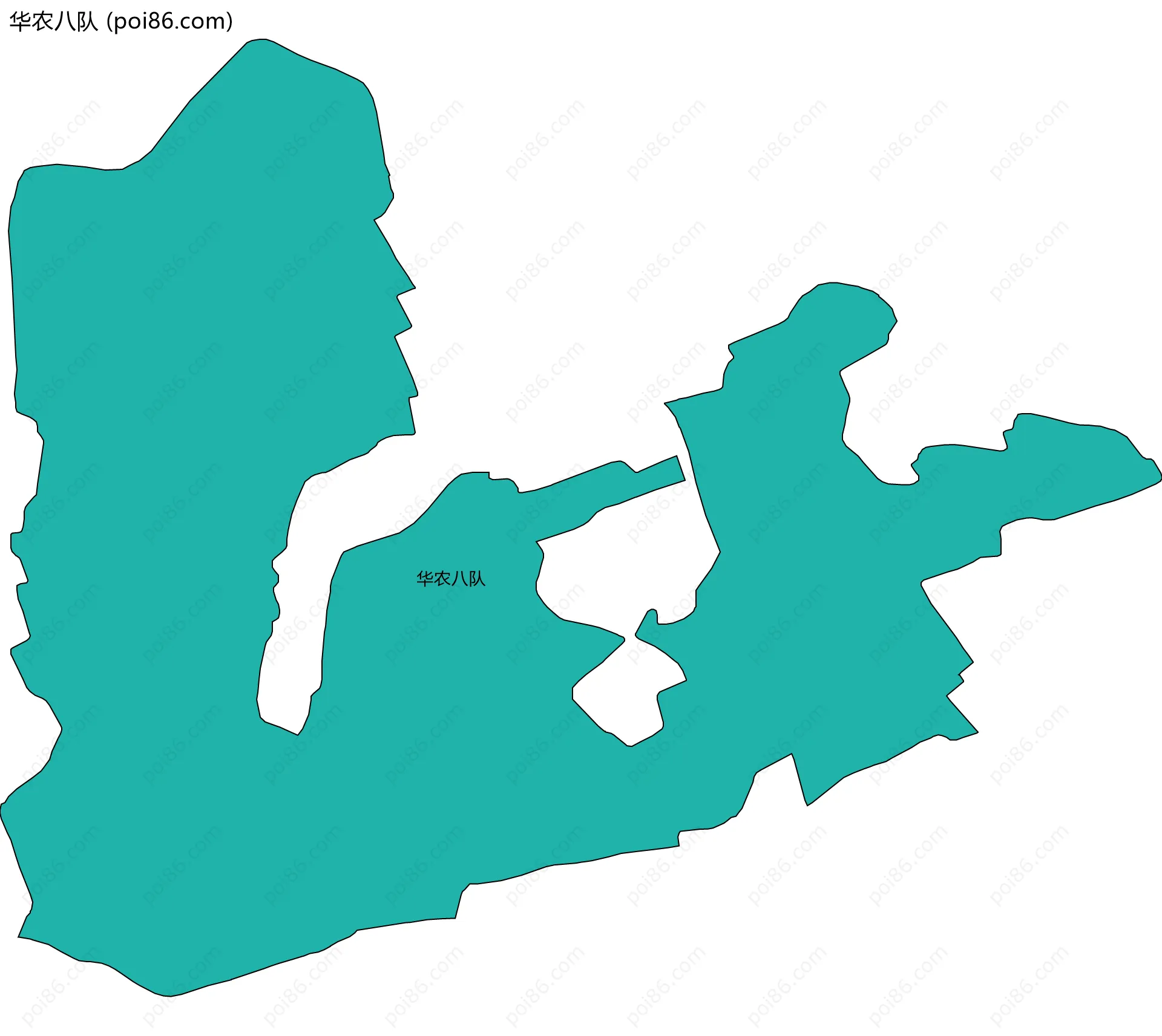 华农八队边界地图