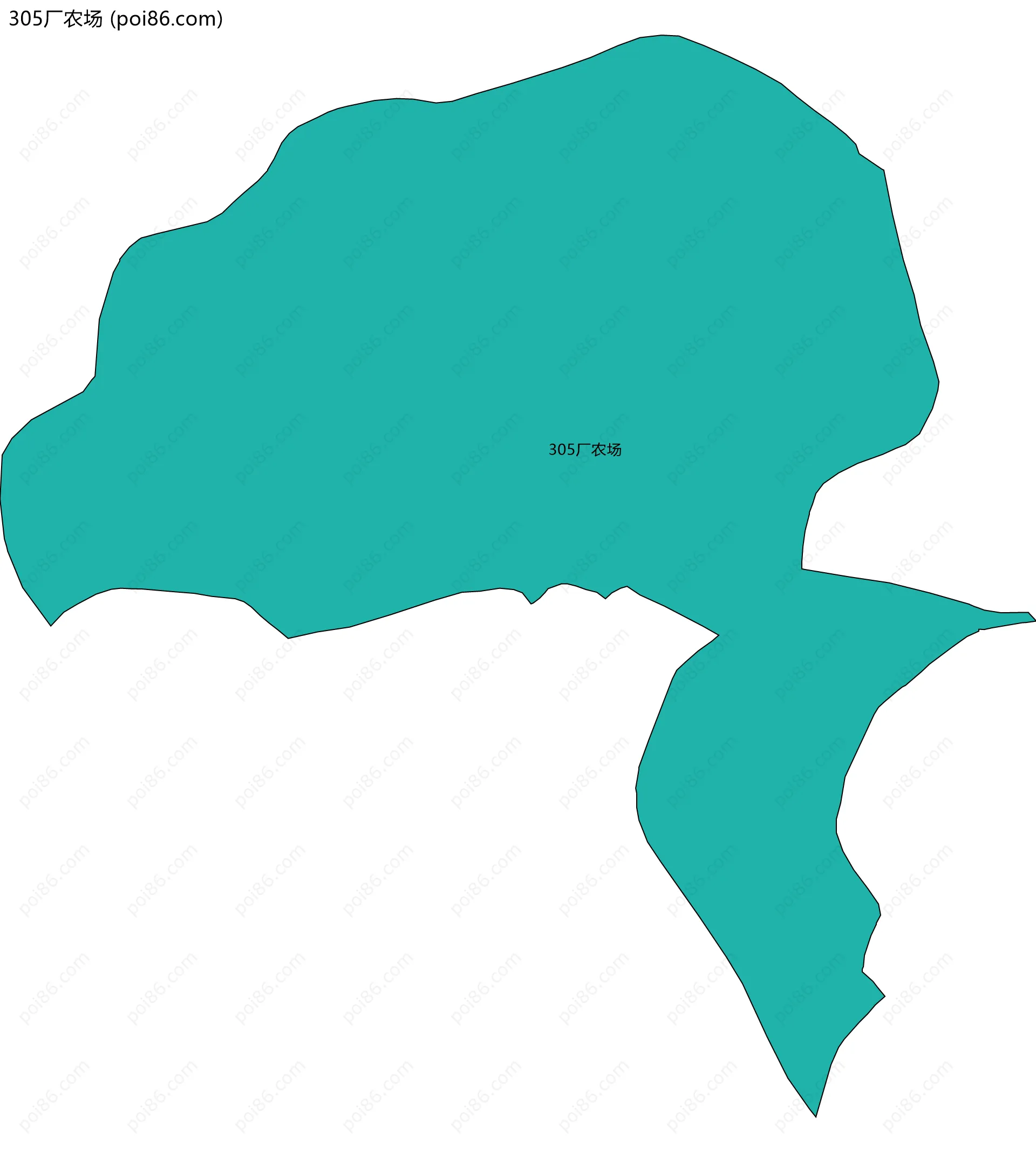 305厂农场边界地图