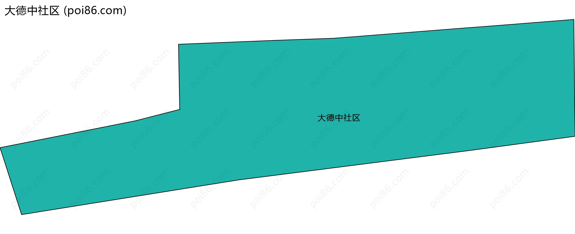 大德中社区边界地图