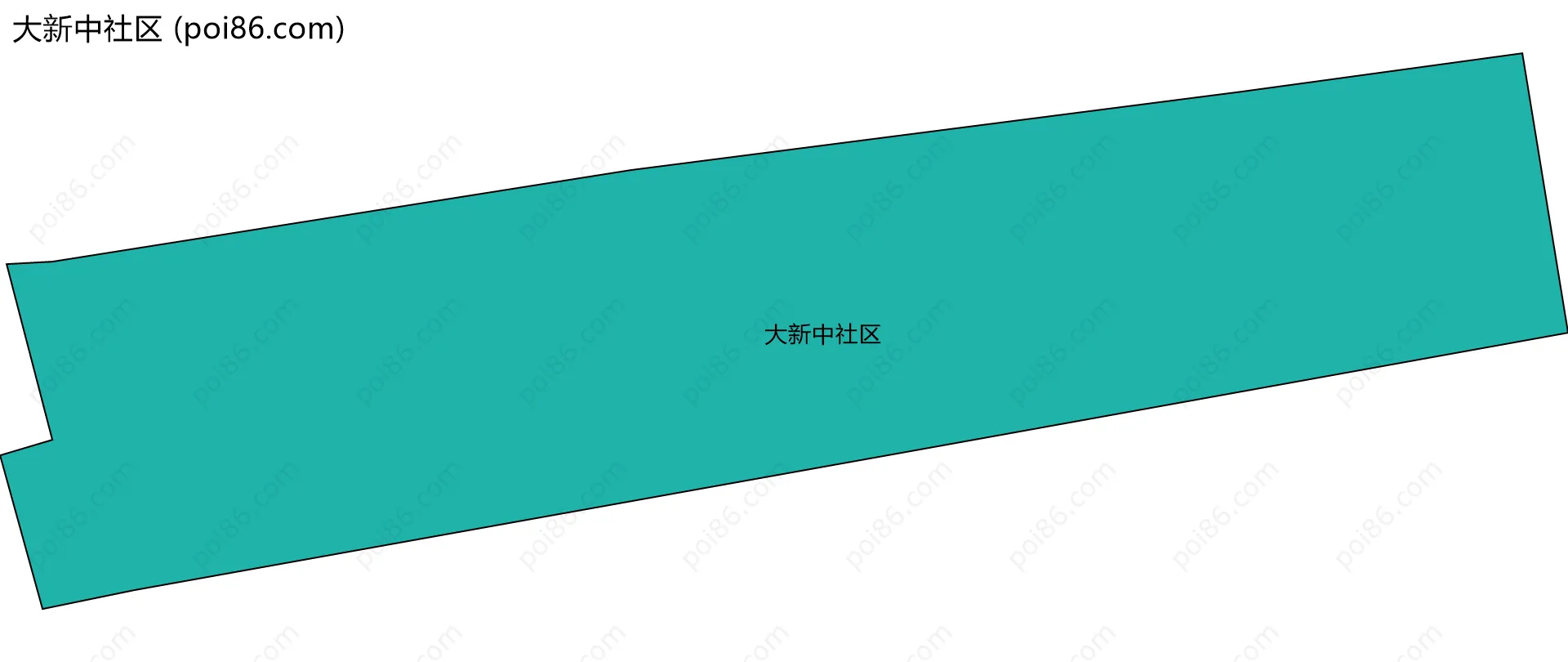 大新中社区边界地图