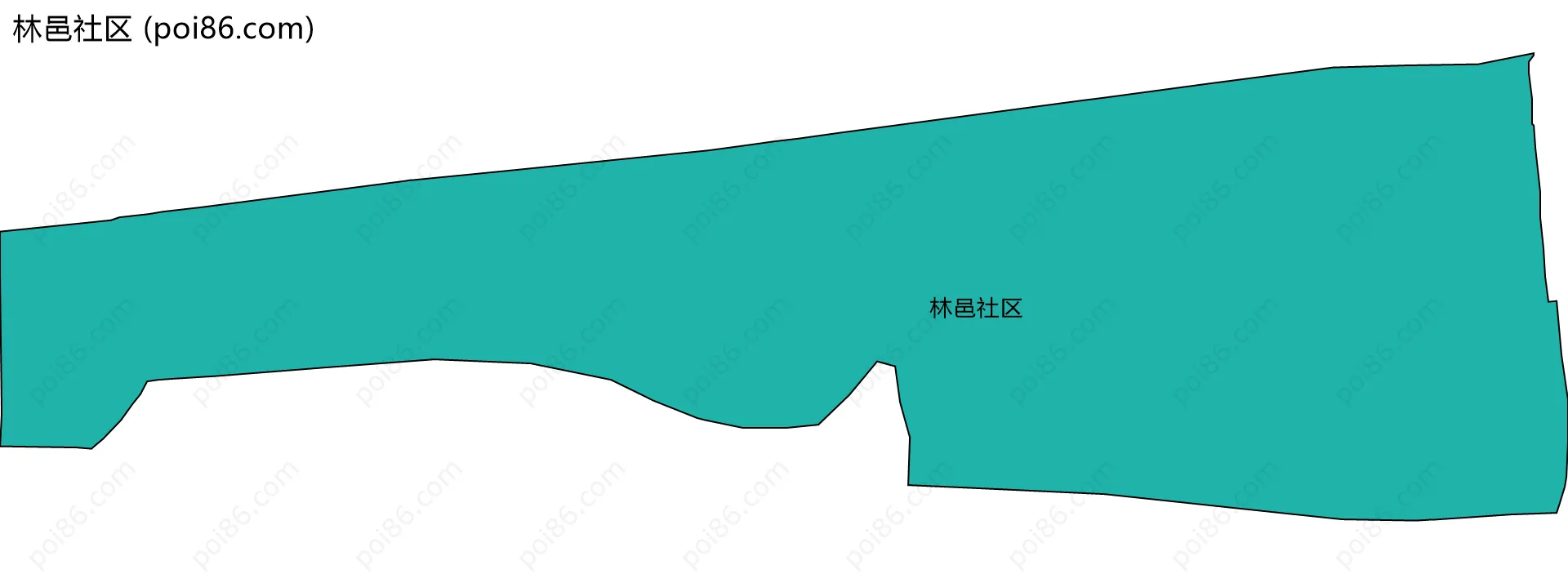 林邑社区边界地图