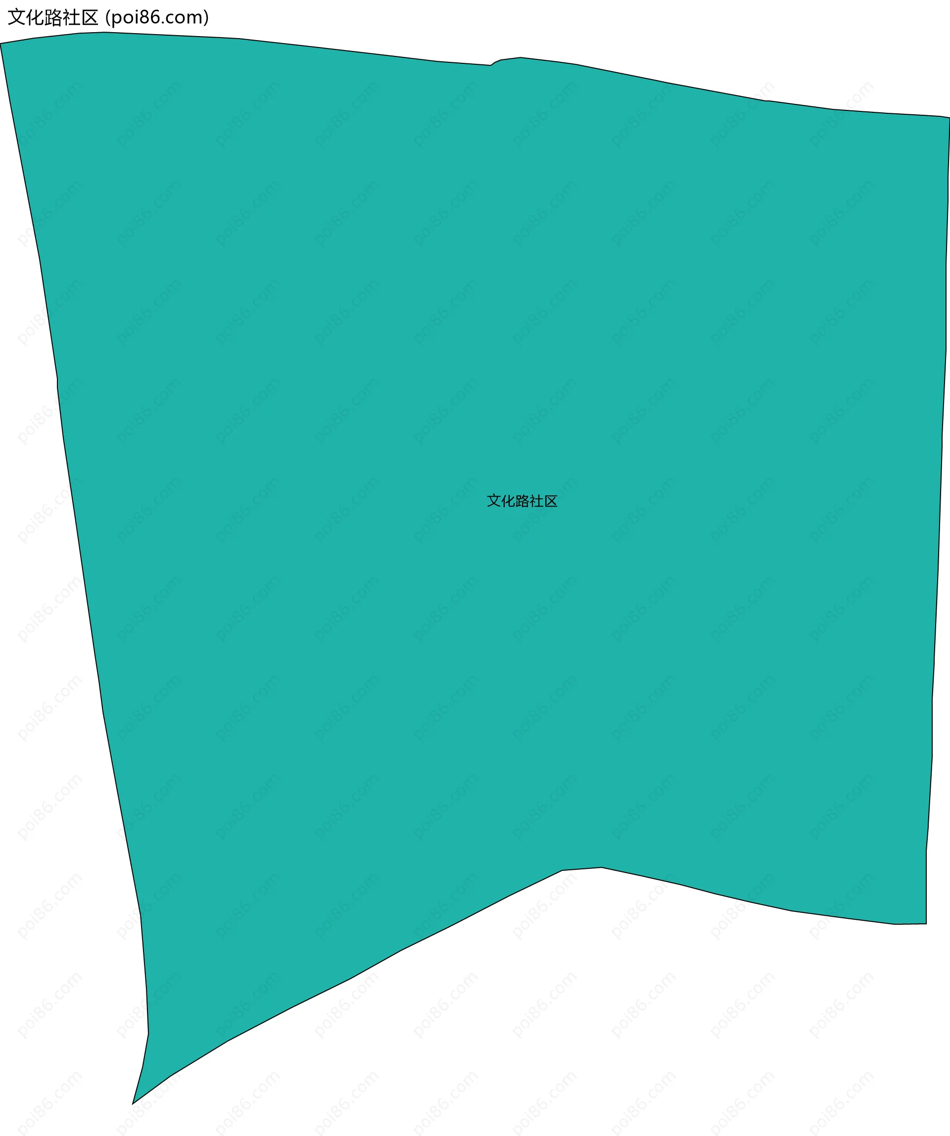 文化路社区边界地图