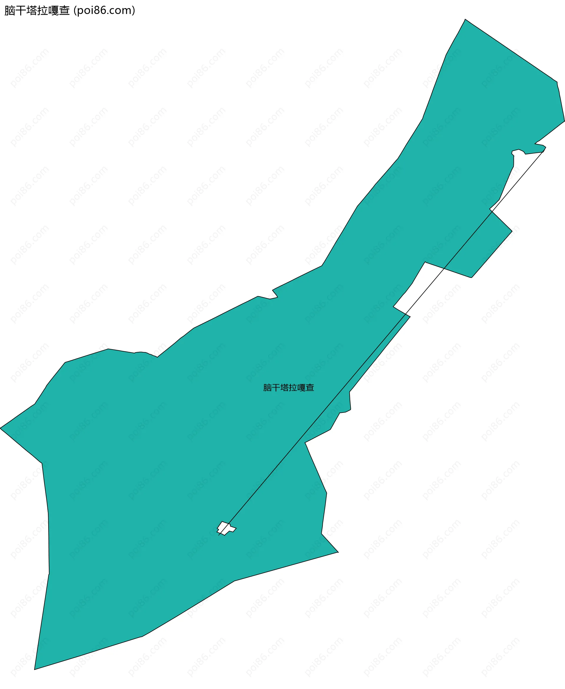 脑干塔拉嘎查边界地图