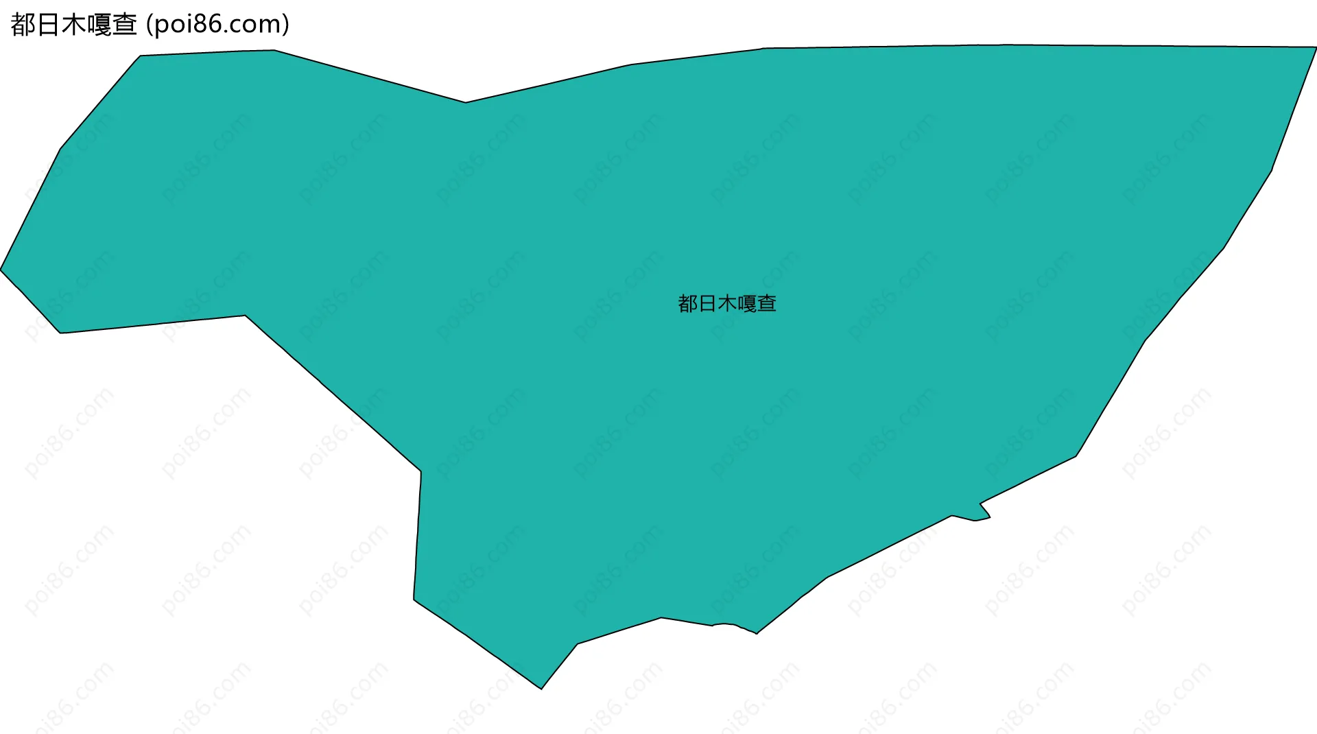 都日木嘎查边界地图