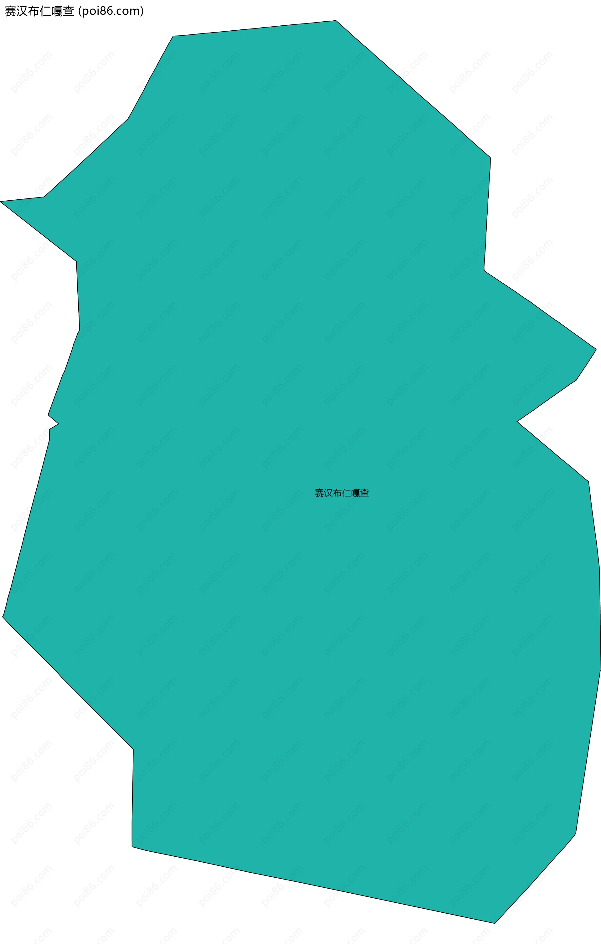 赛汉布仁嘎查边界地图