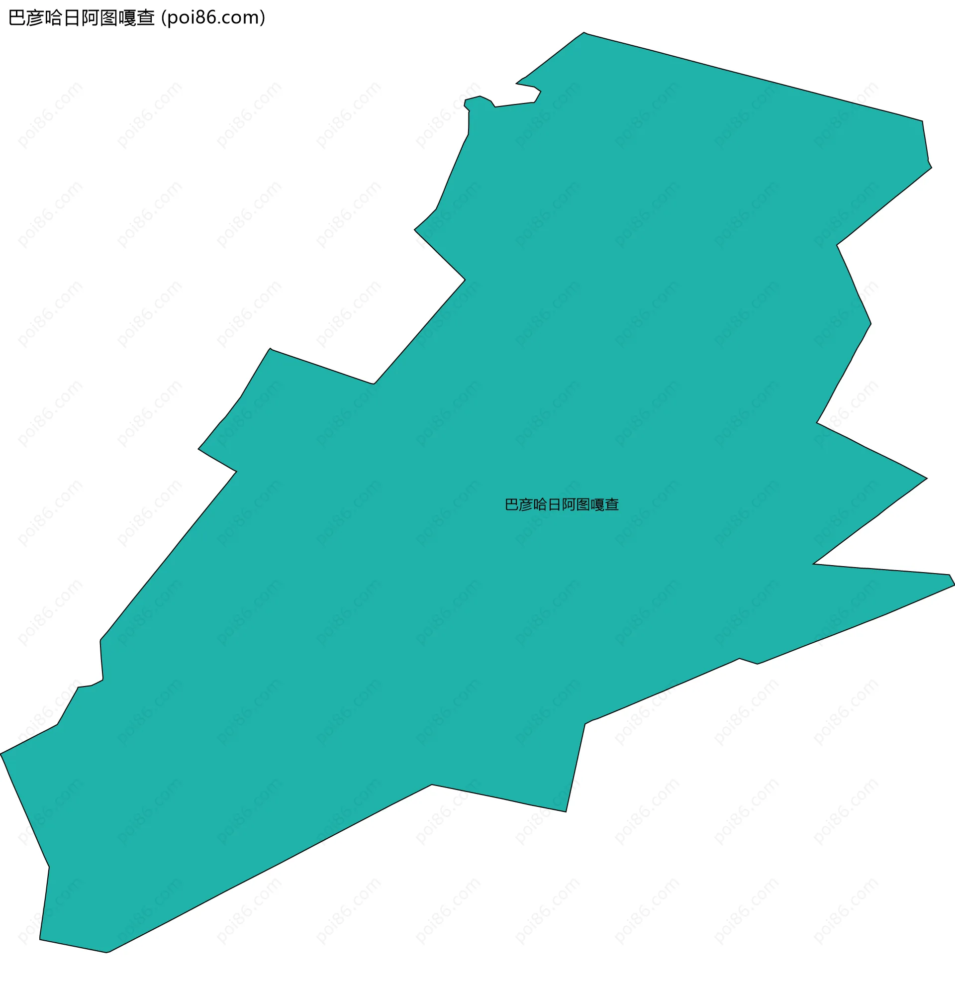巴彦哈日阿图嘎查边界地图