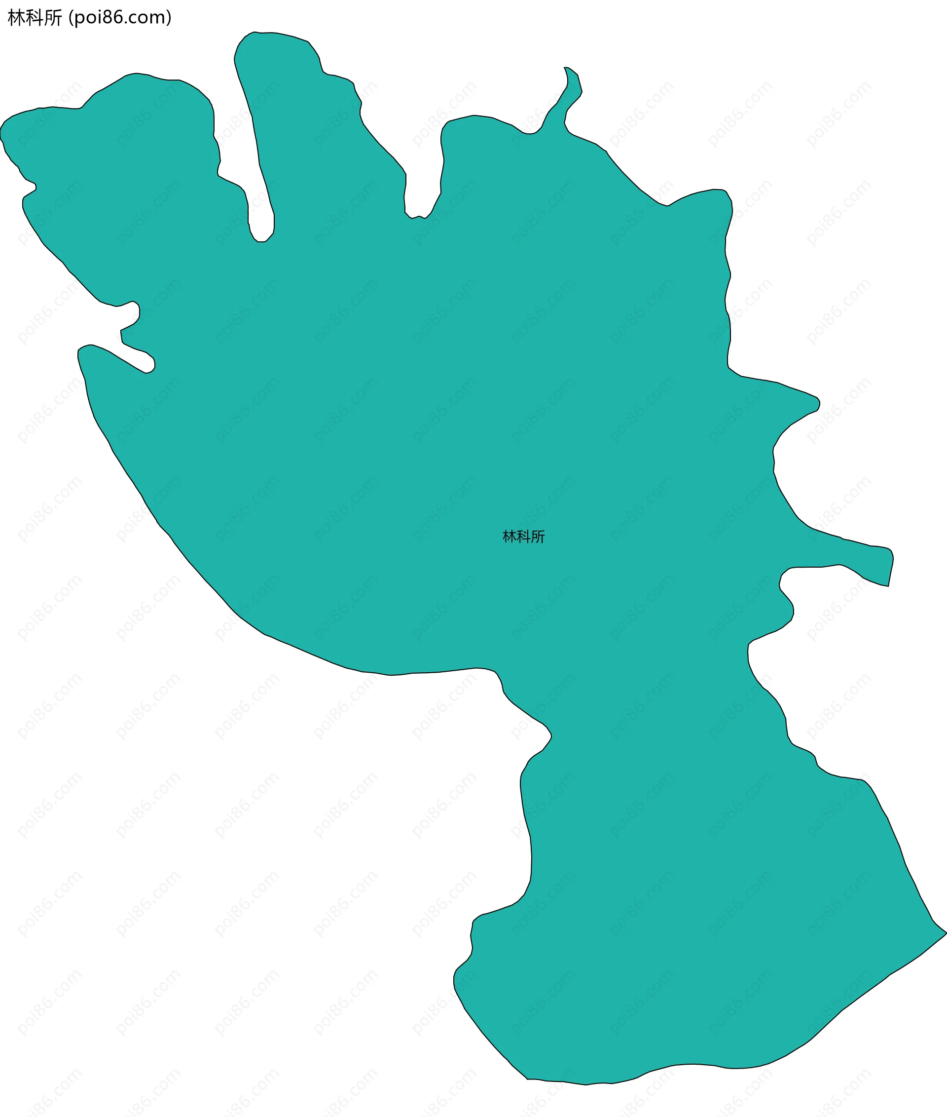 林科所边界地图