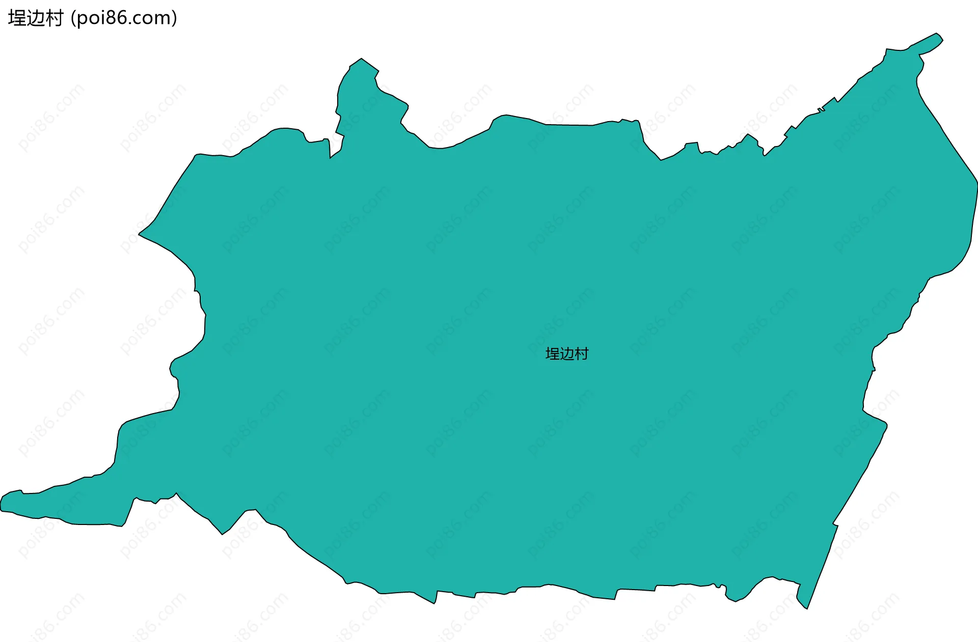 埕边村边界地图