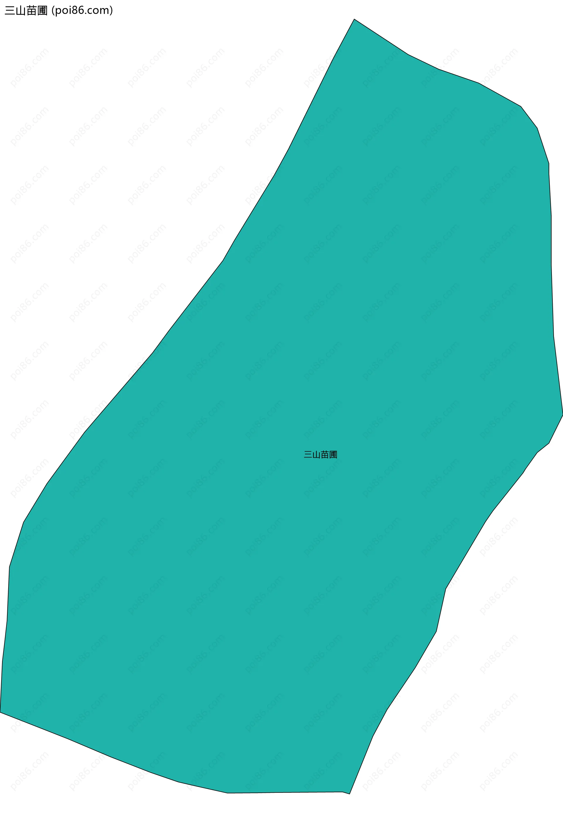 三山苗圃边界地图